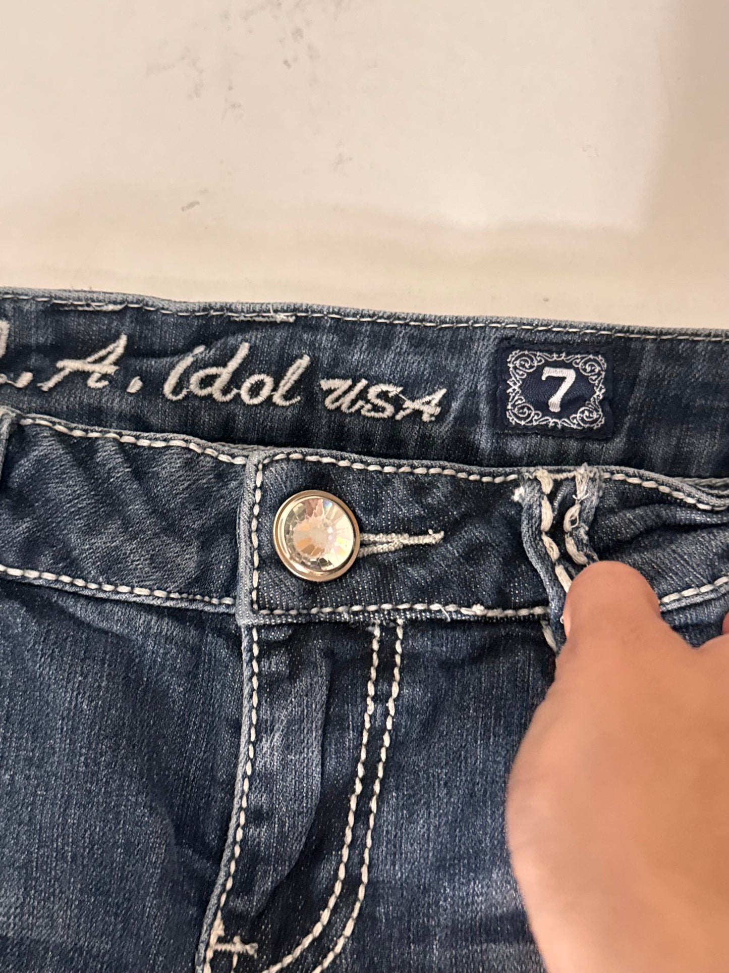 L.A idol jeans shorts stl: XS/S