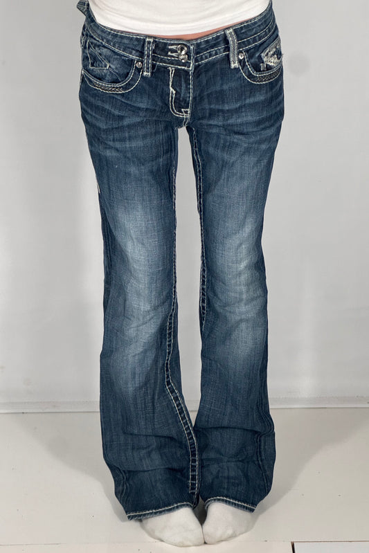 Lågmidjade jeans stl: M