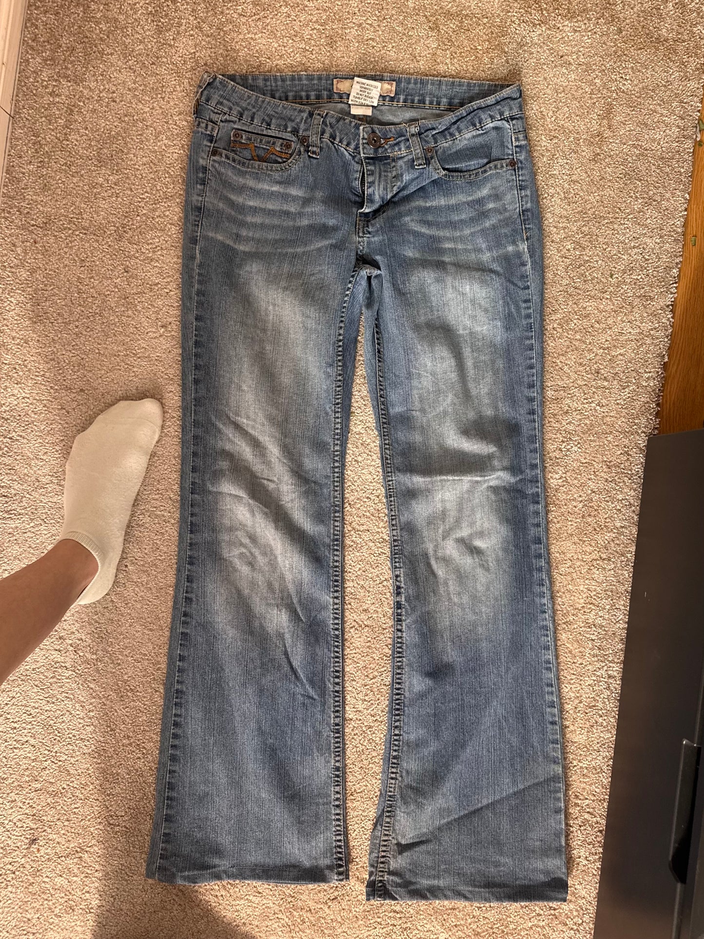 Lågmidjade jeans stl: S