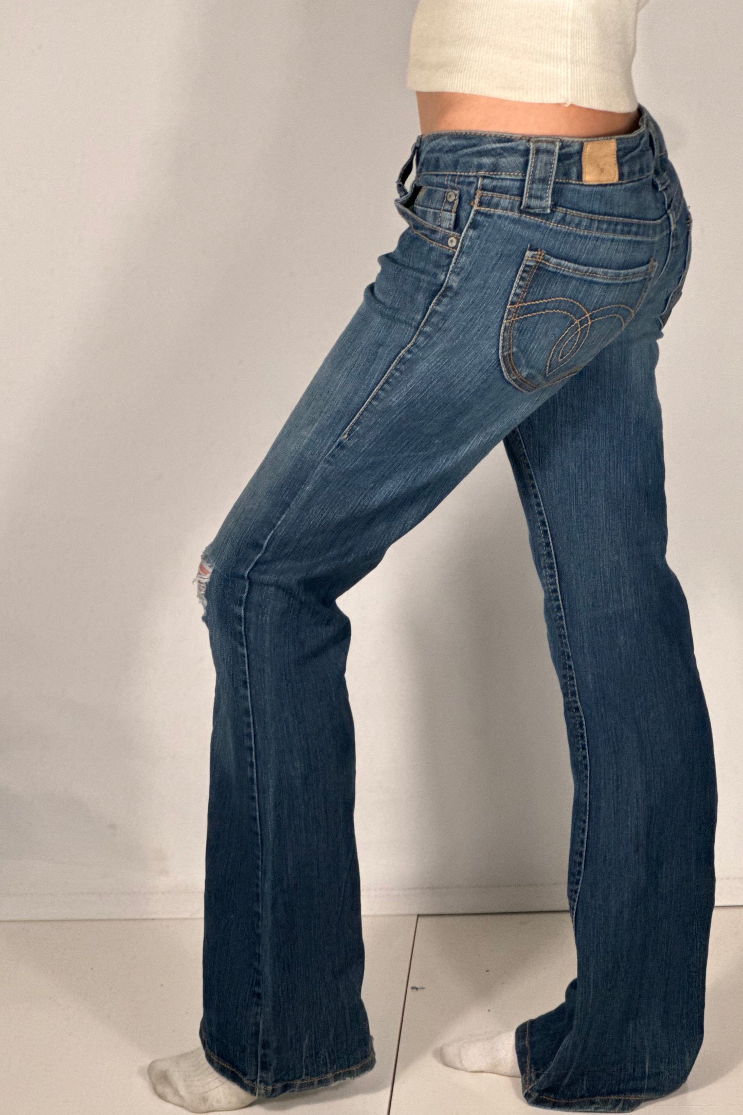 Lågmidjade jeans stl: S
