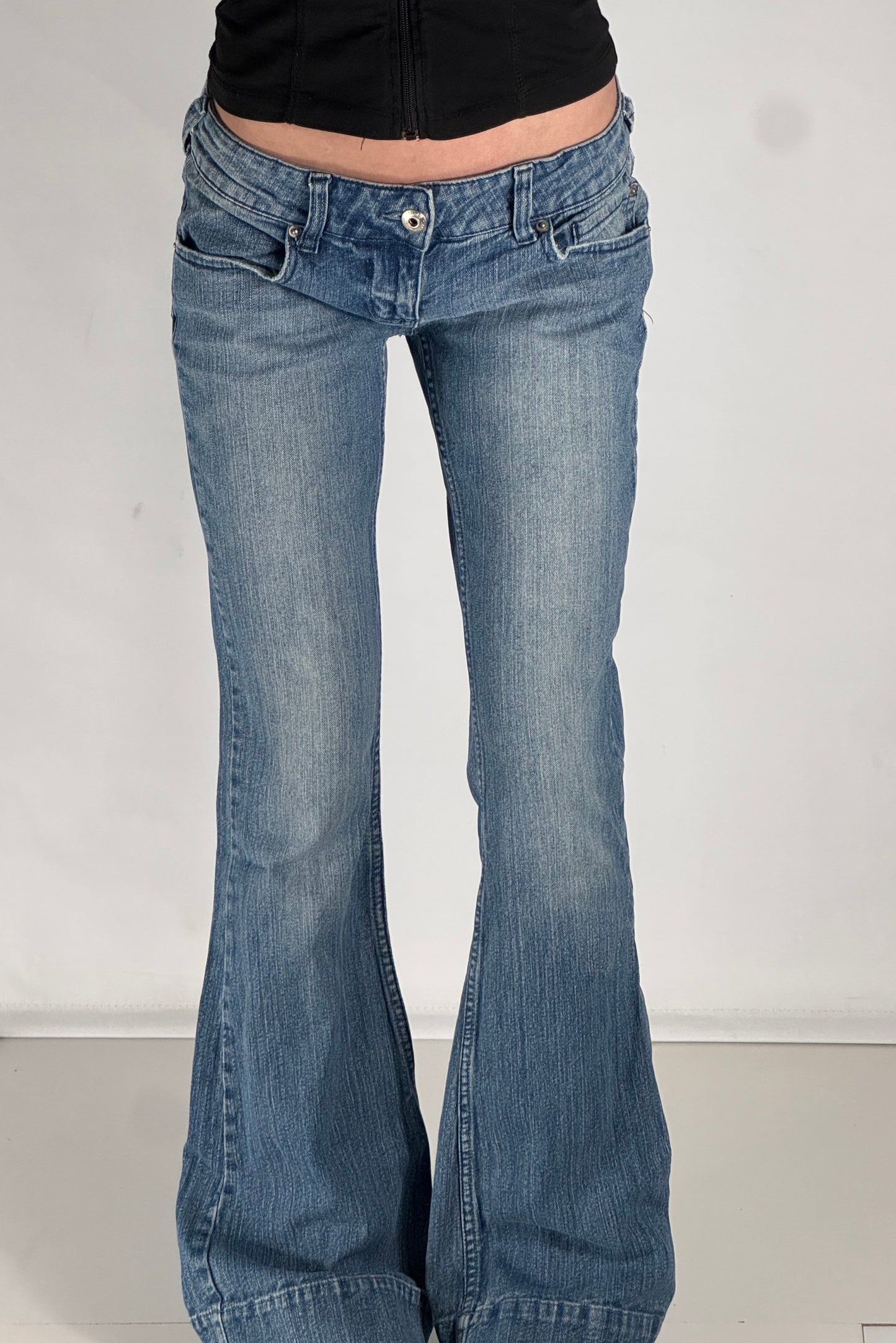 Lågmidjade jeans stl: S
