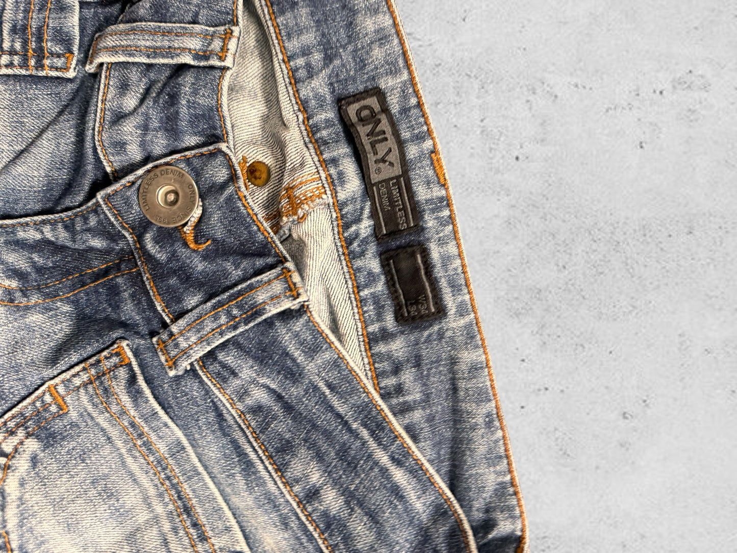 Lågmidjade jeans stl: XS