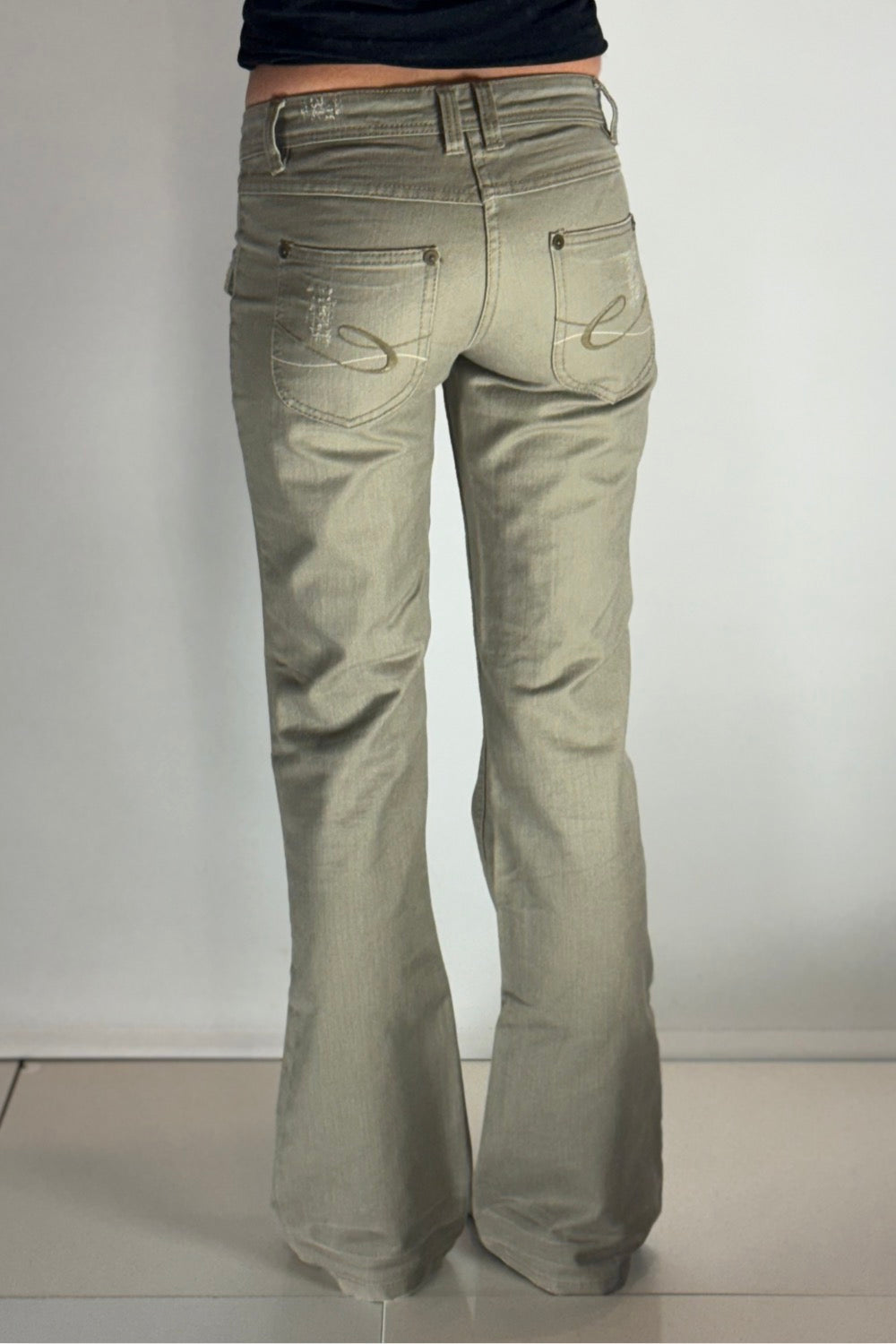 Lågmidjade byxor stl: XS