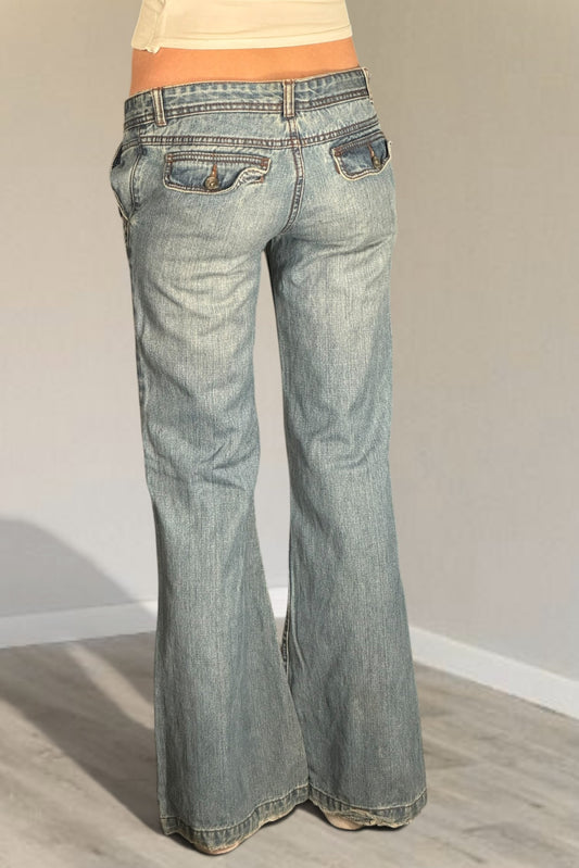 Lågmidjade jeans stl: XXS