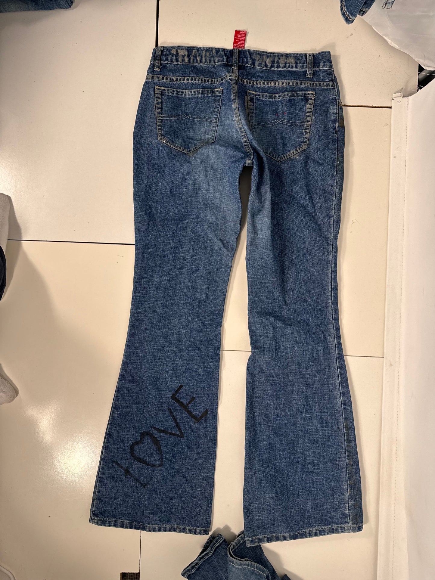 Lågmidjade jeans stl: S