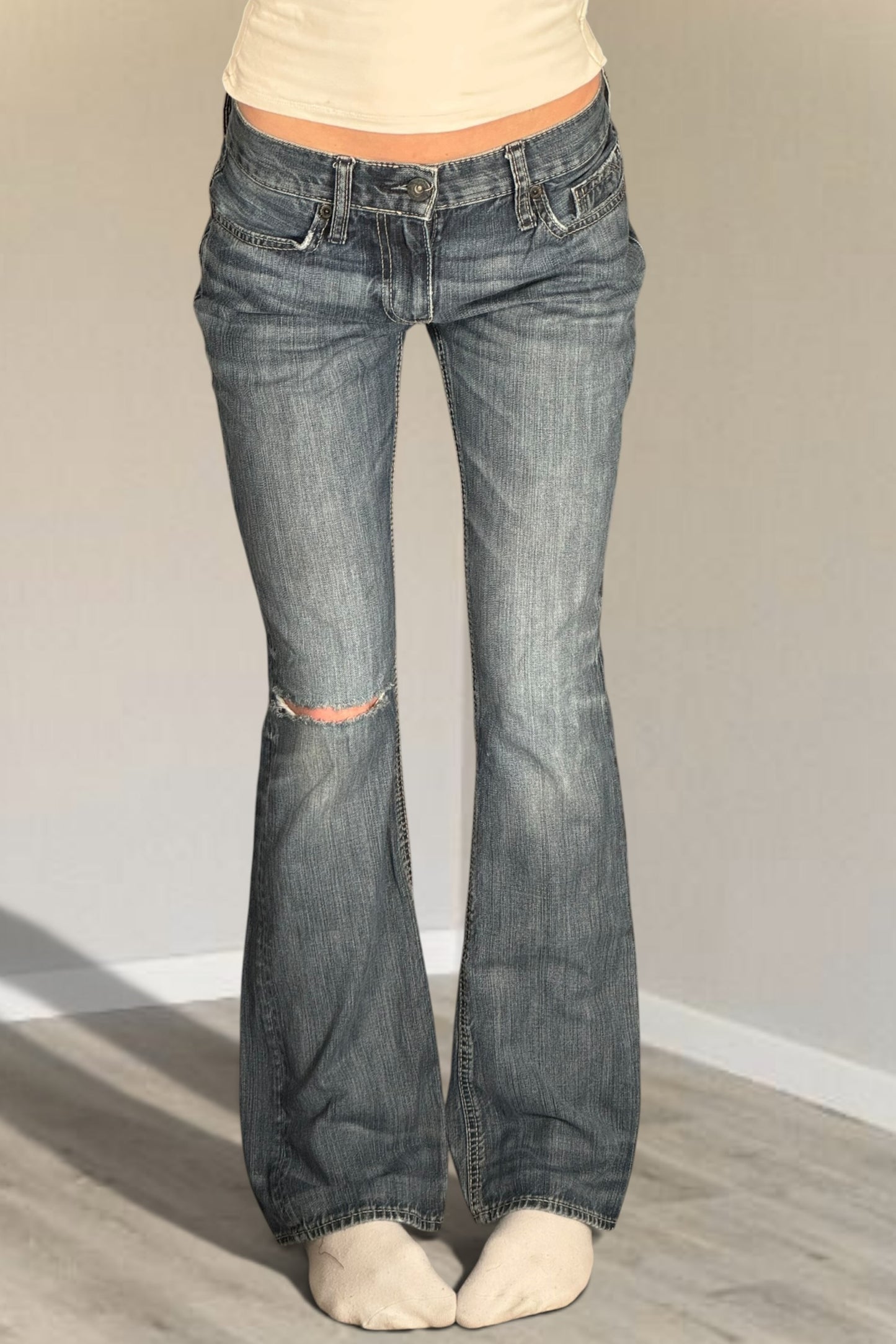 Lågmidjade jeans stl: XS