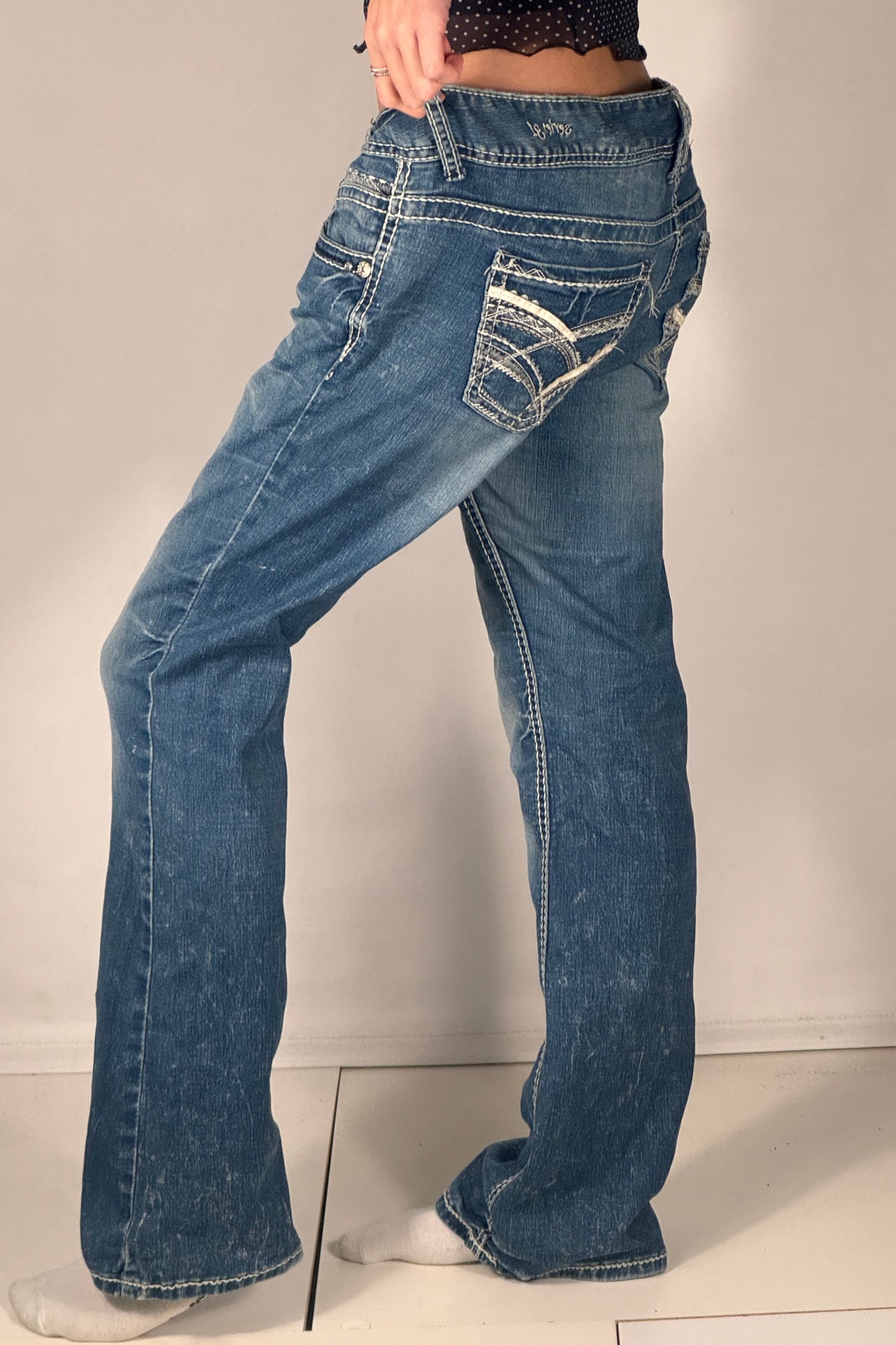 Lågmidjade jeans stl: L