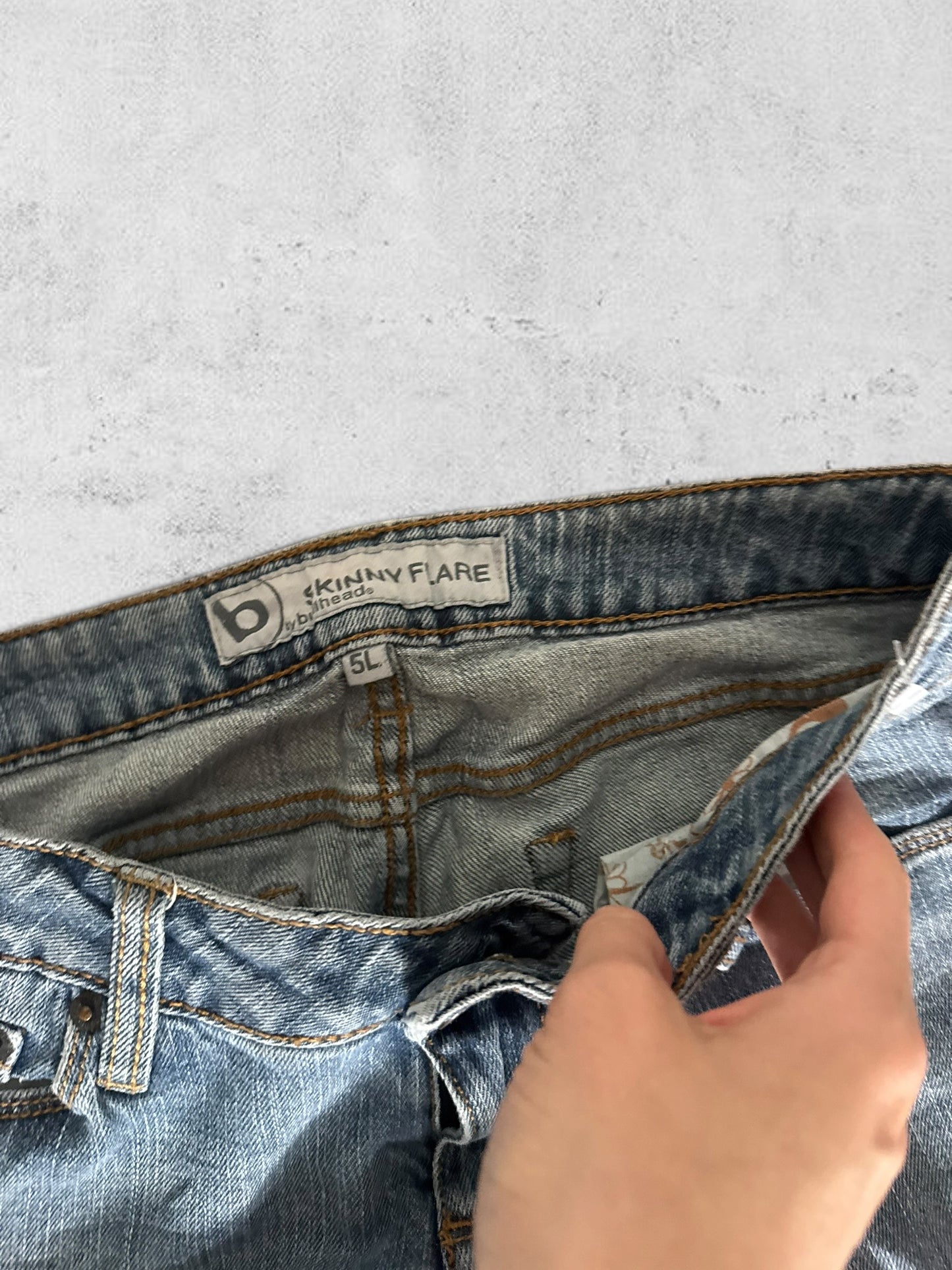 Lågmidjade jeans stl: XS