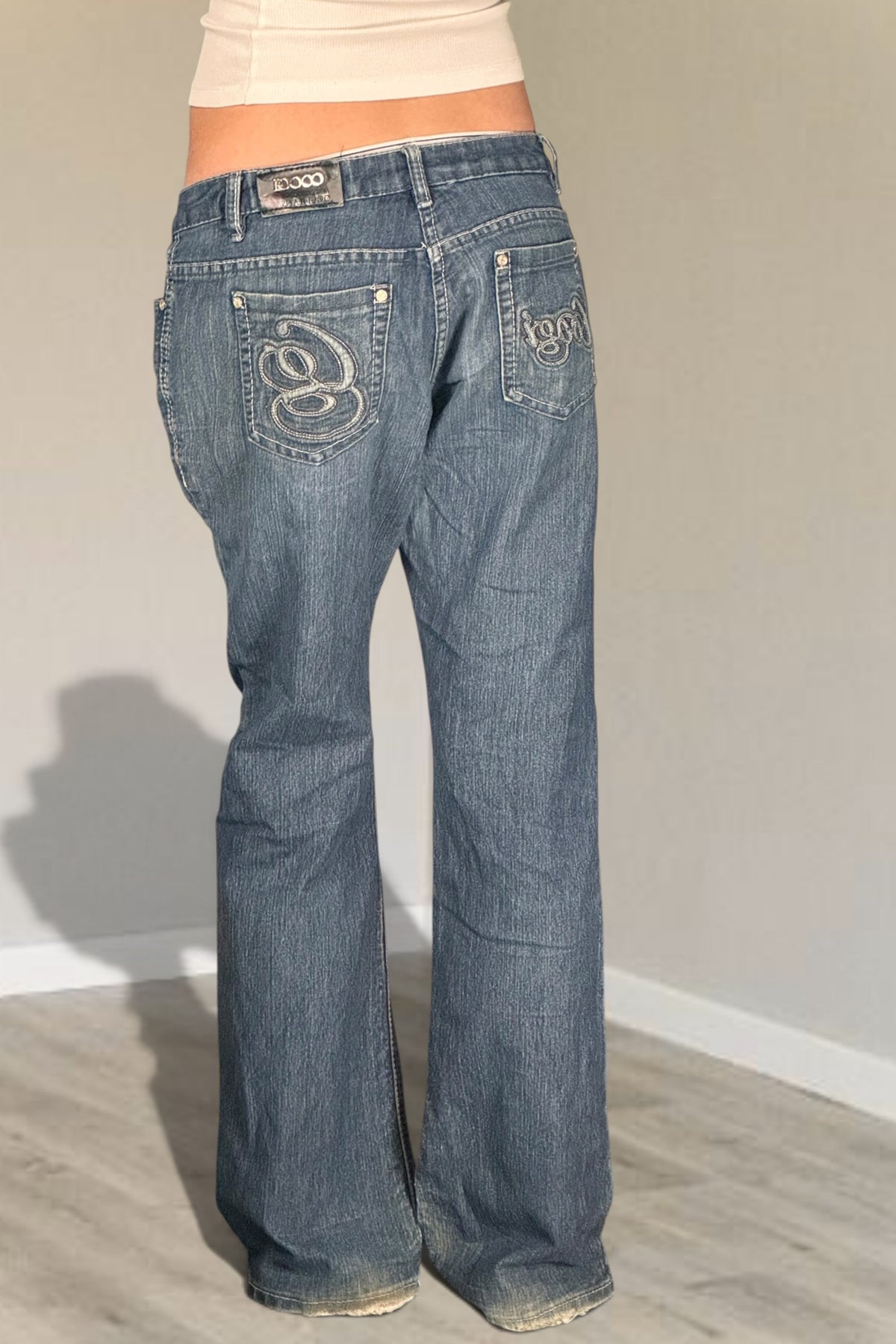 Lågmidjade jeans stl: M