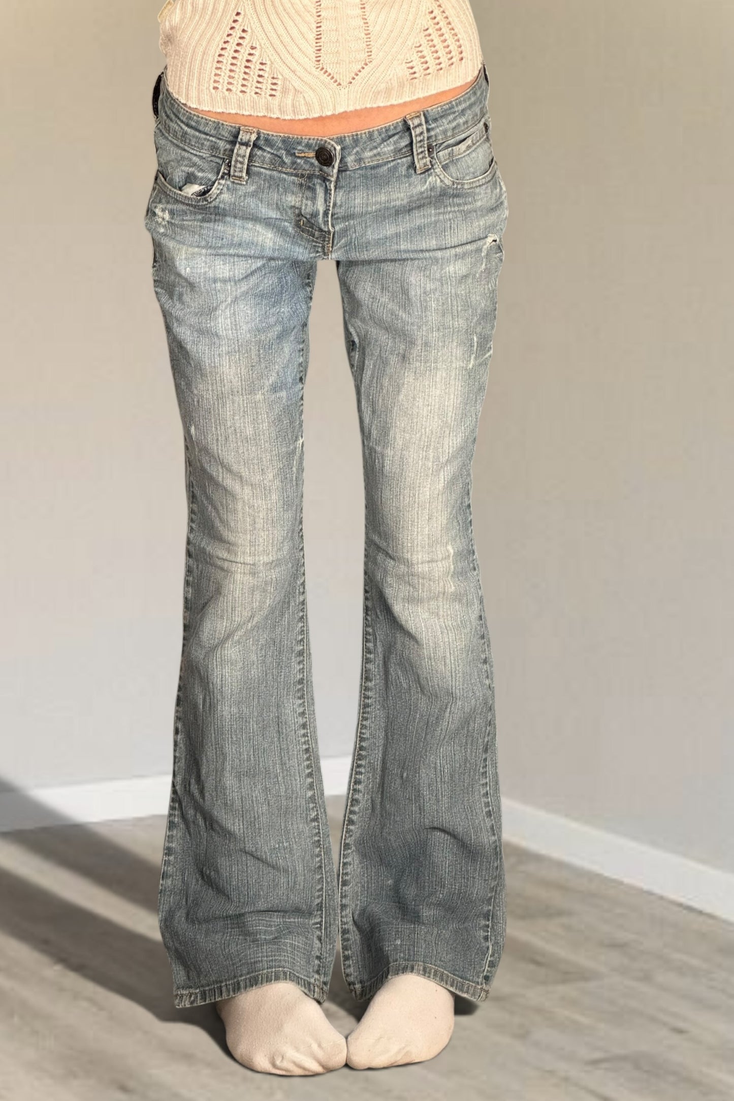 Lågmidjade jeans stl: S/M