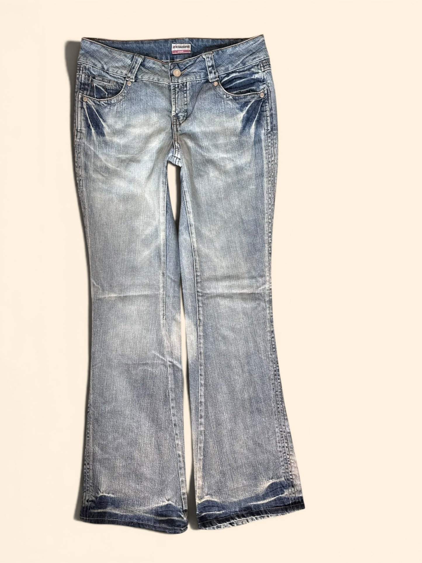 Utsvängda jeans stl: S