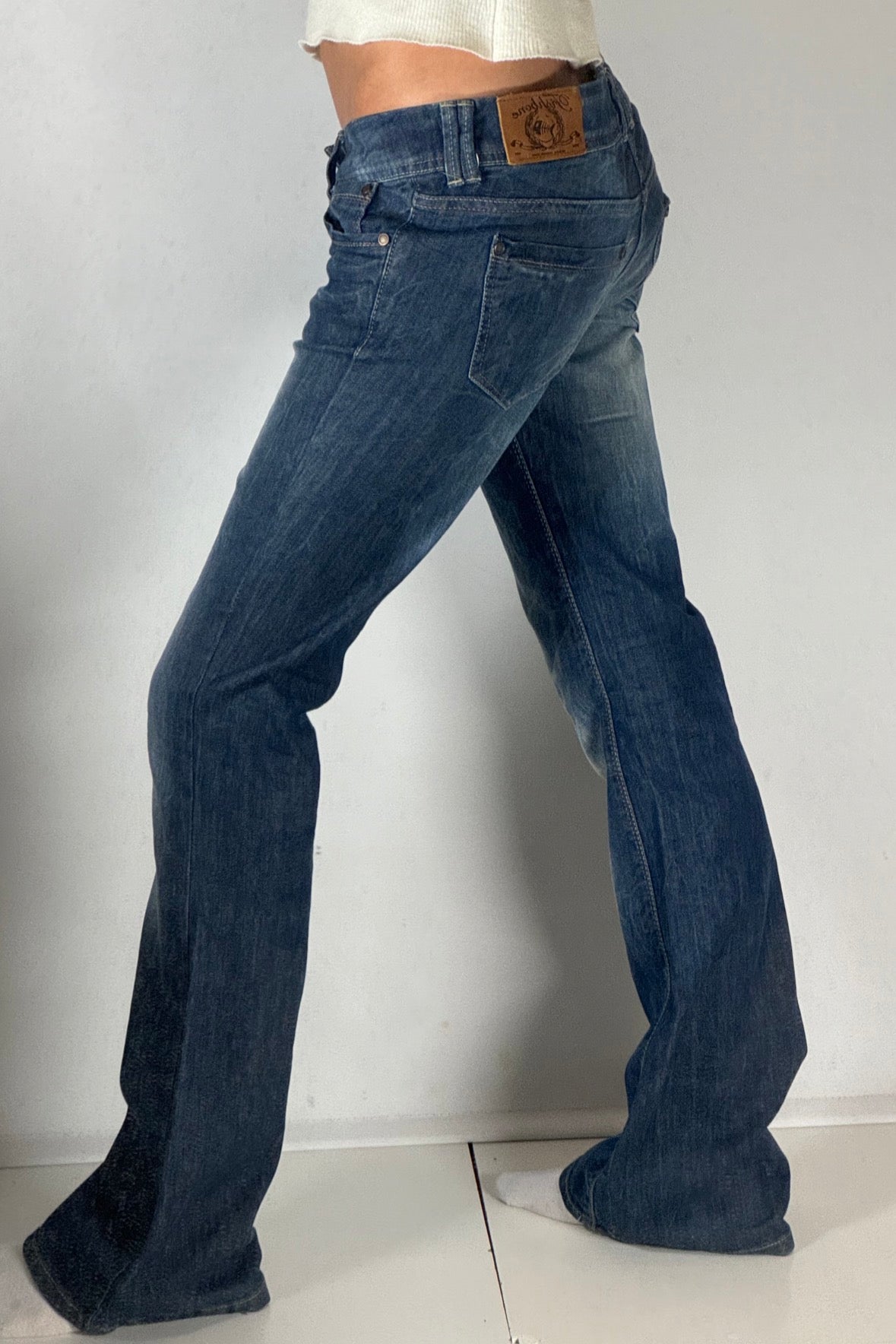 Lågmidjade jeans stl: S