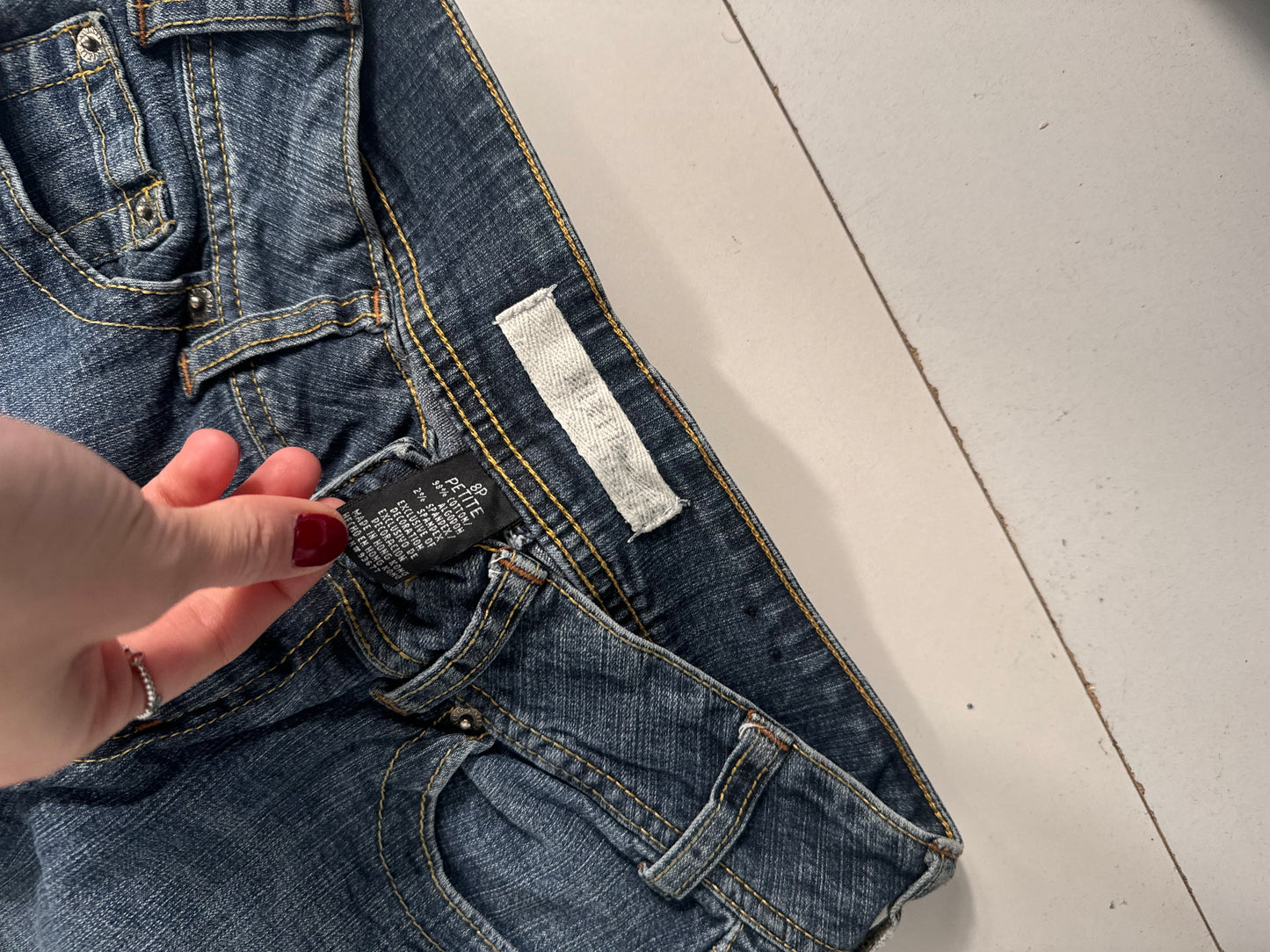Utsvängda jeans stl: XS
