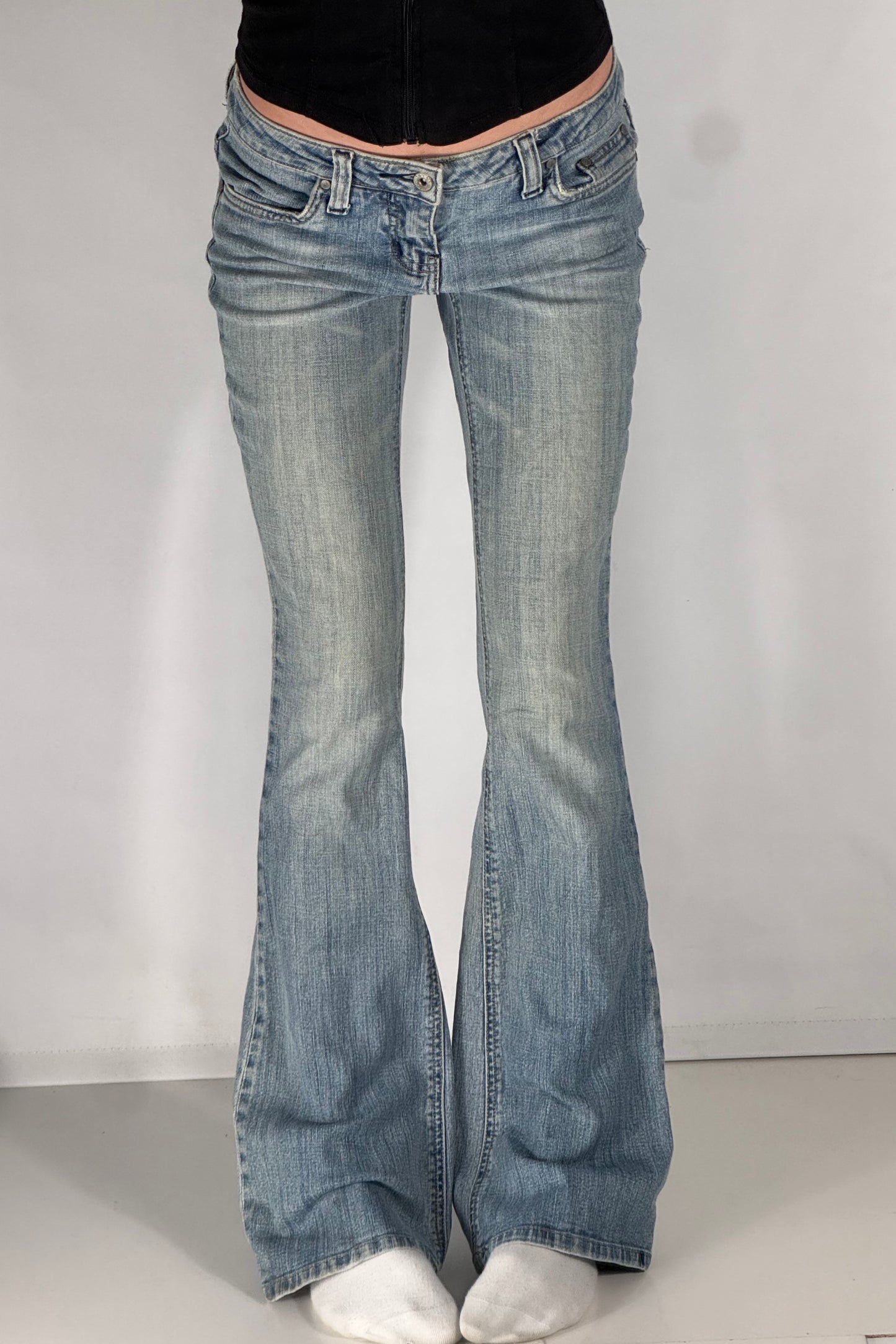 Lågmidjade jeans stl: S
