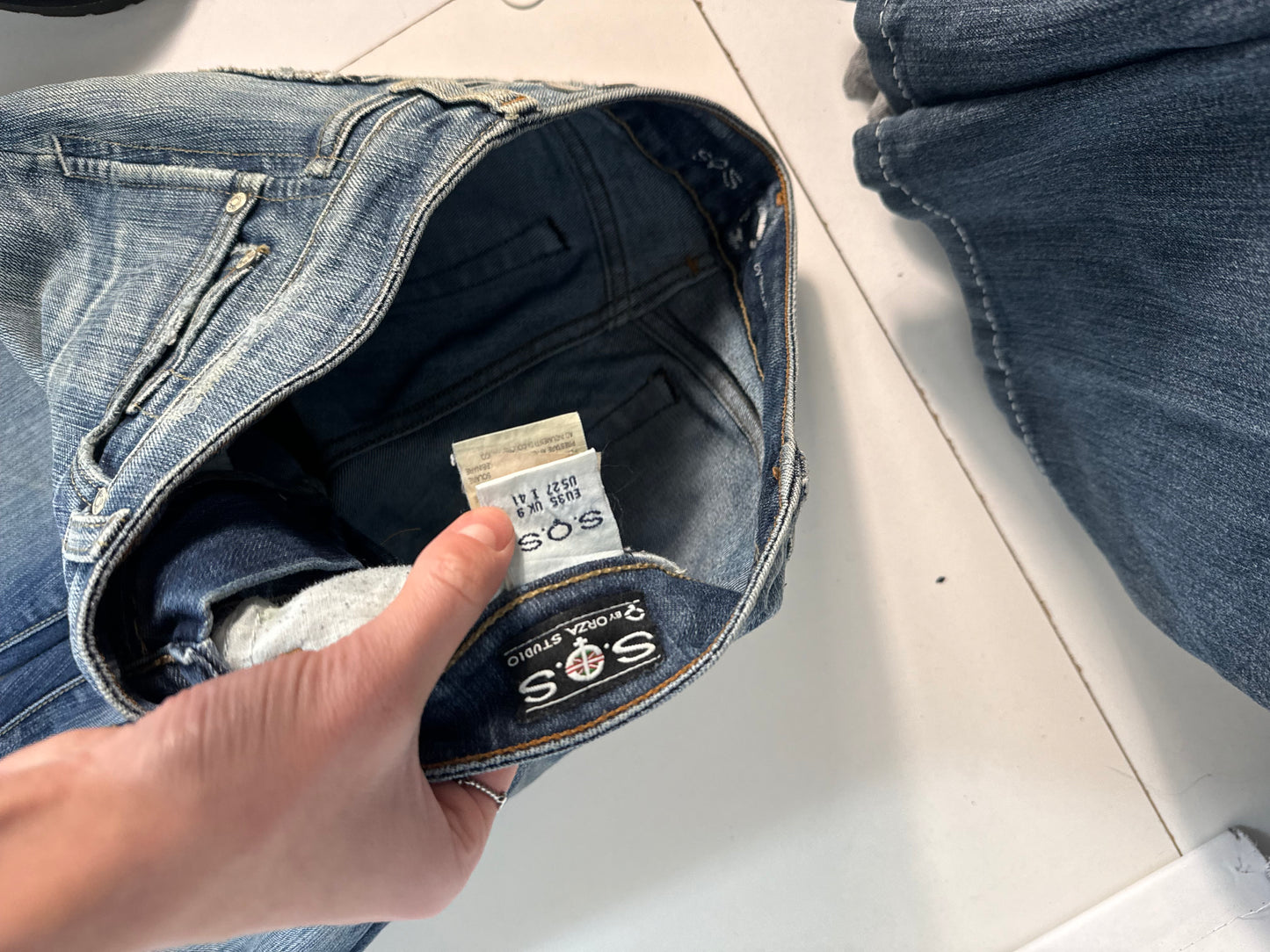 Lågmidjade jeans stl: XS