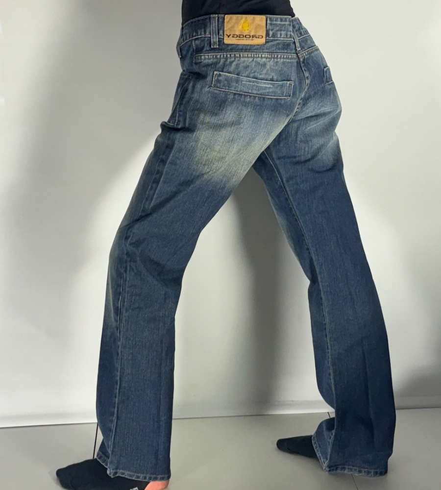 Lågmidjade jeans–stl: M/L