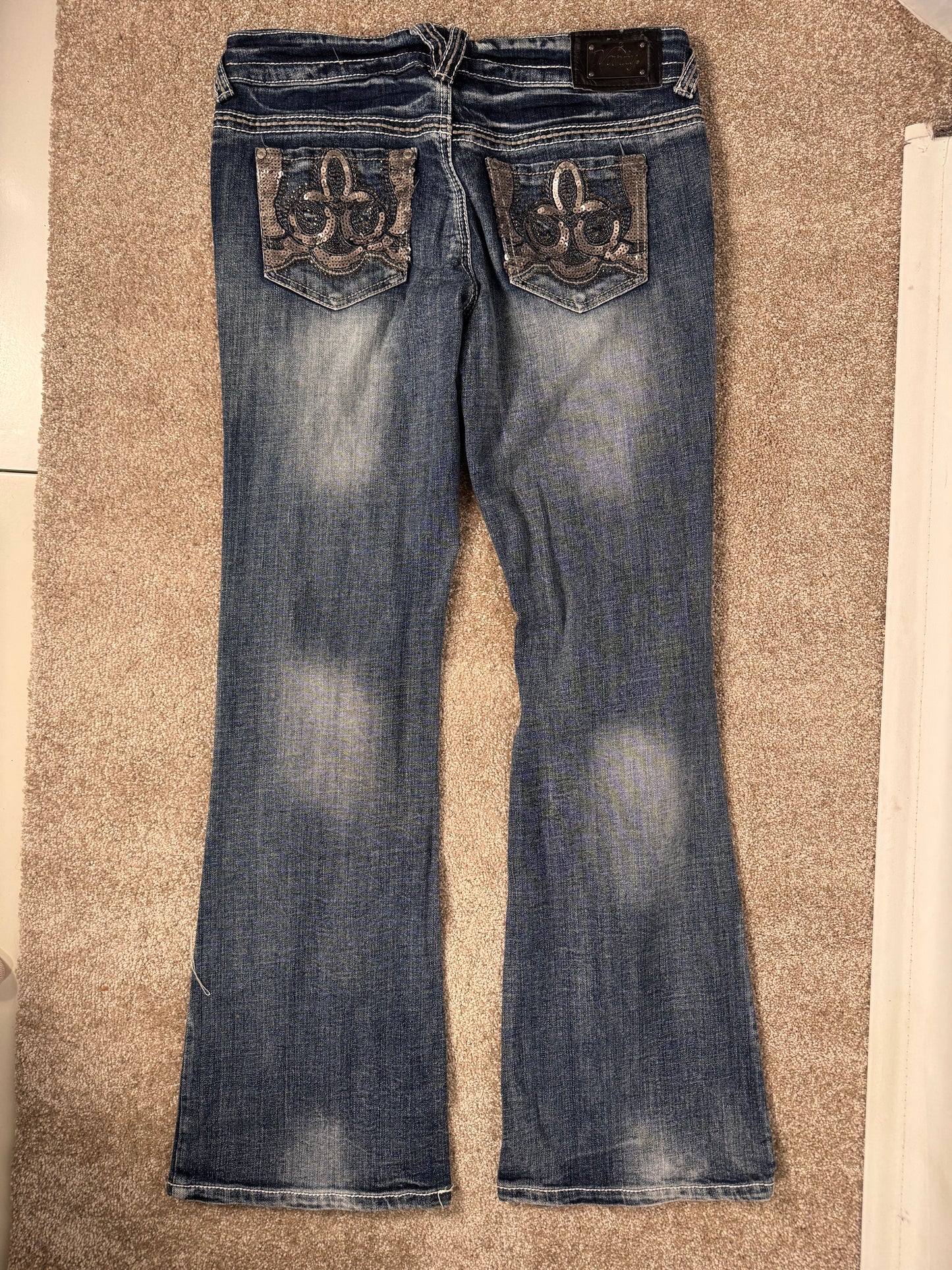 Lågmidjade jeans stl: S/M