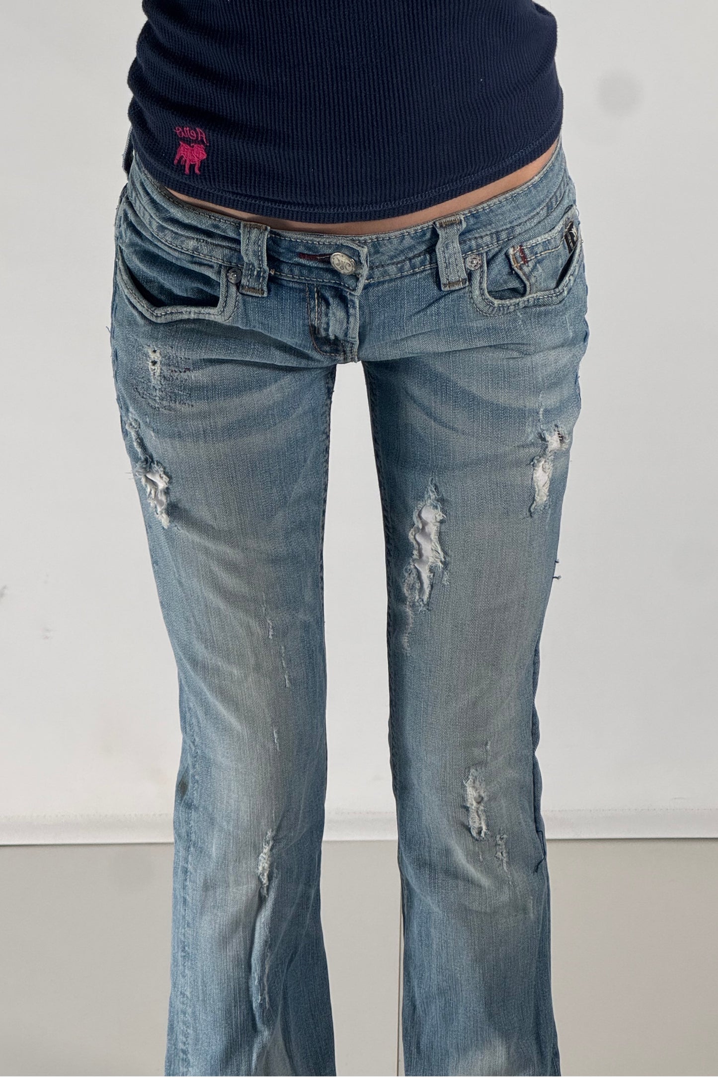 Lågmidjade jeans stl: XS