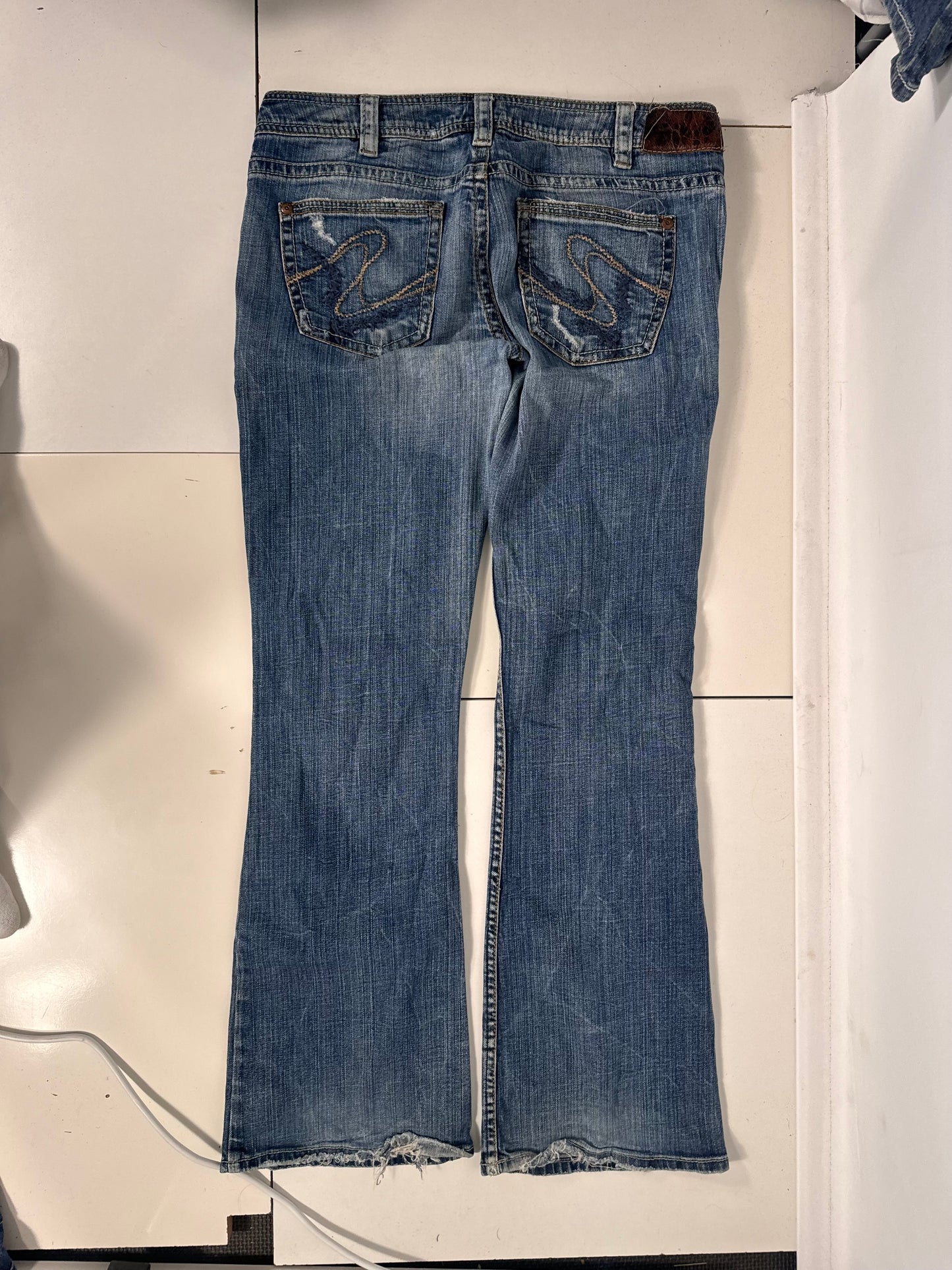 Lavtaljede jeans str: M