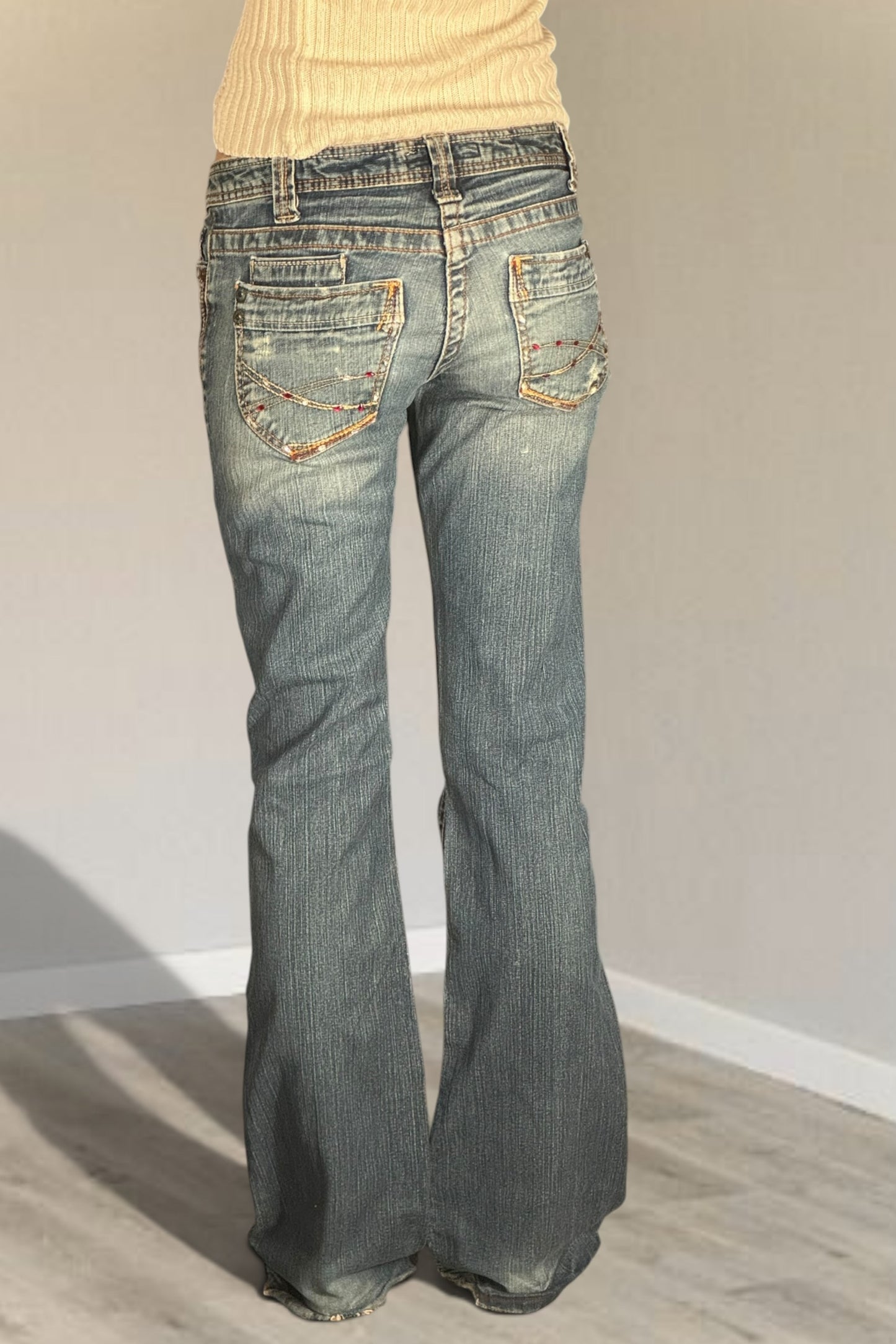 Lågmidjade jeans stl: XS
