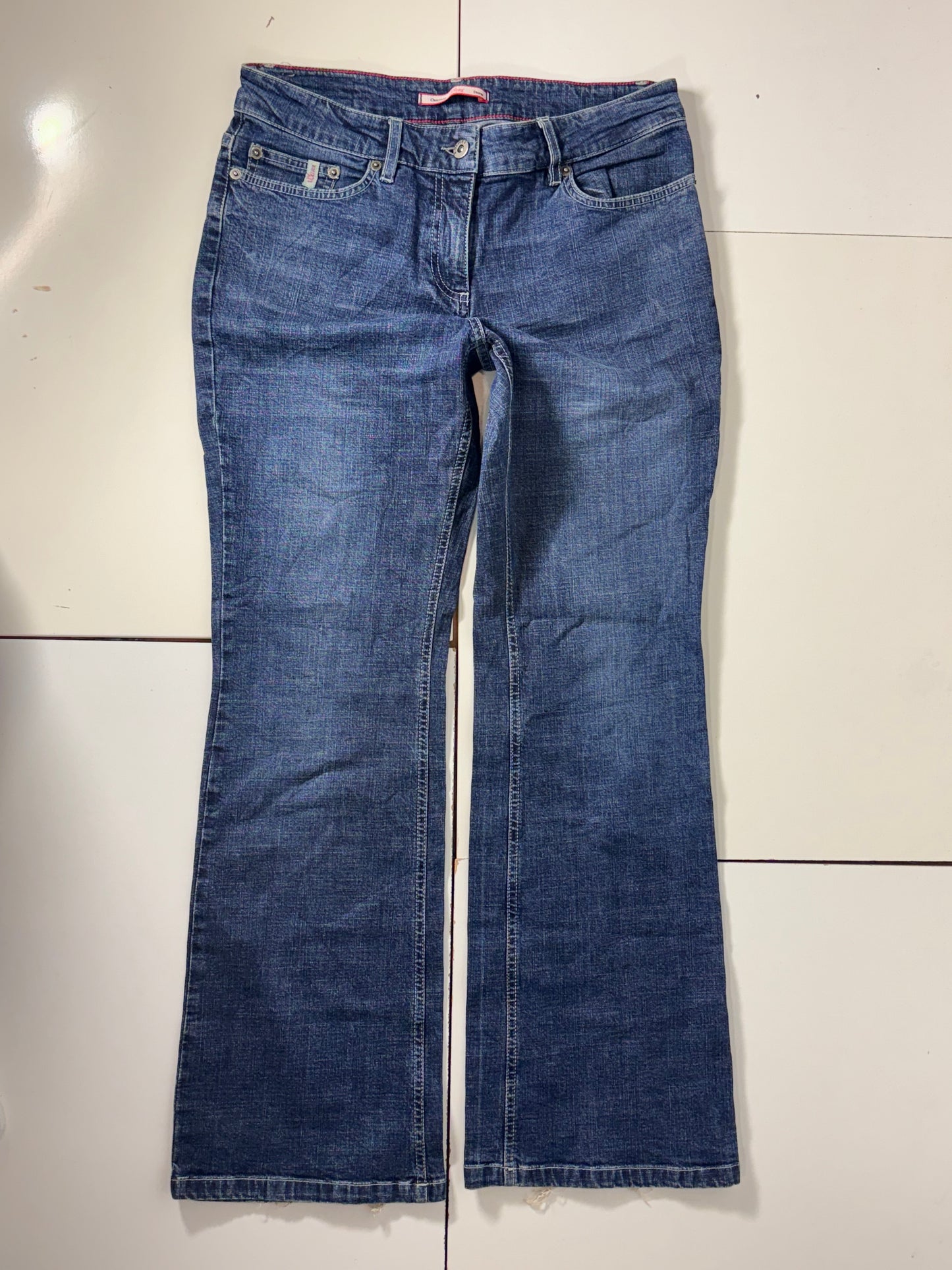 Utsvängda jeans stl: S/M