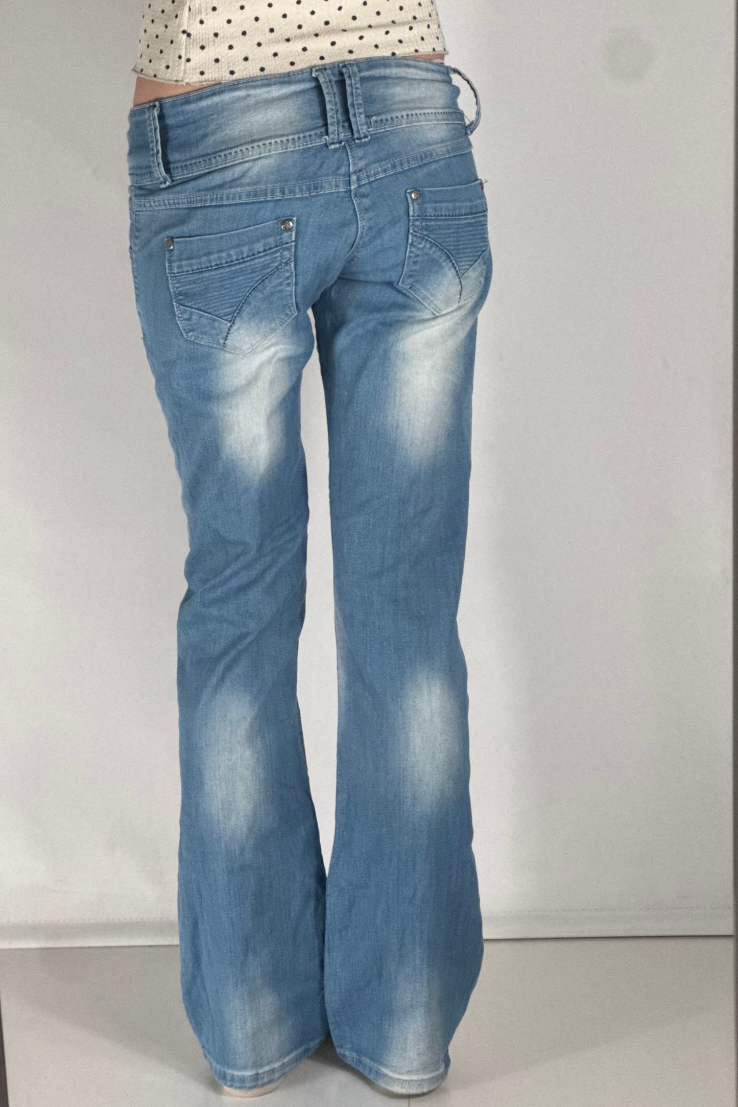 Lågmidjade jeans stl: XS
