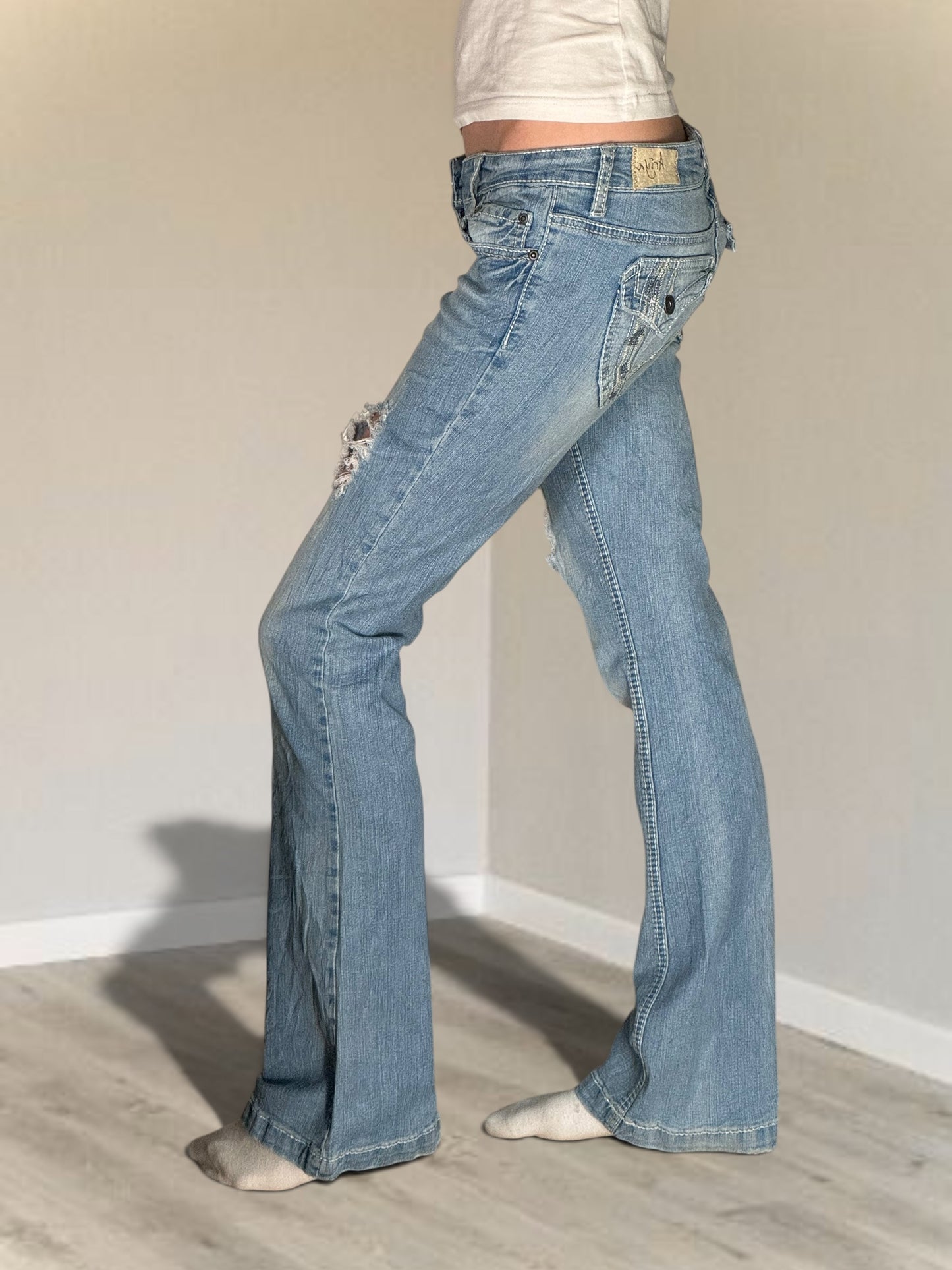 Lågmidjade jeans stl: S
