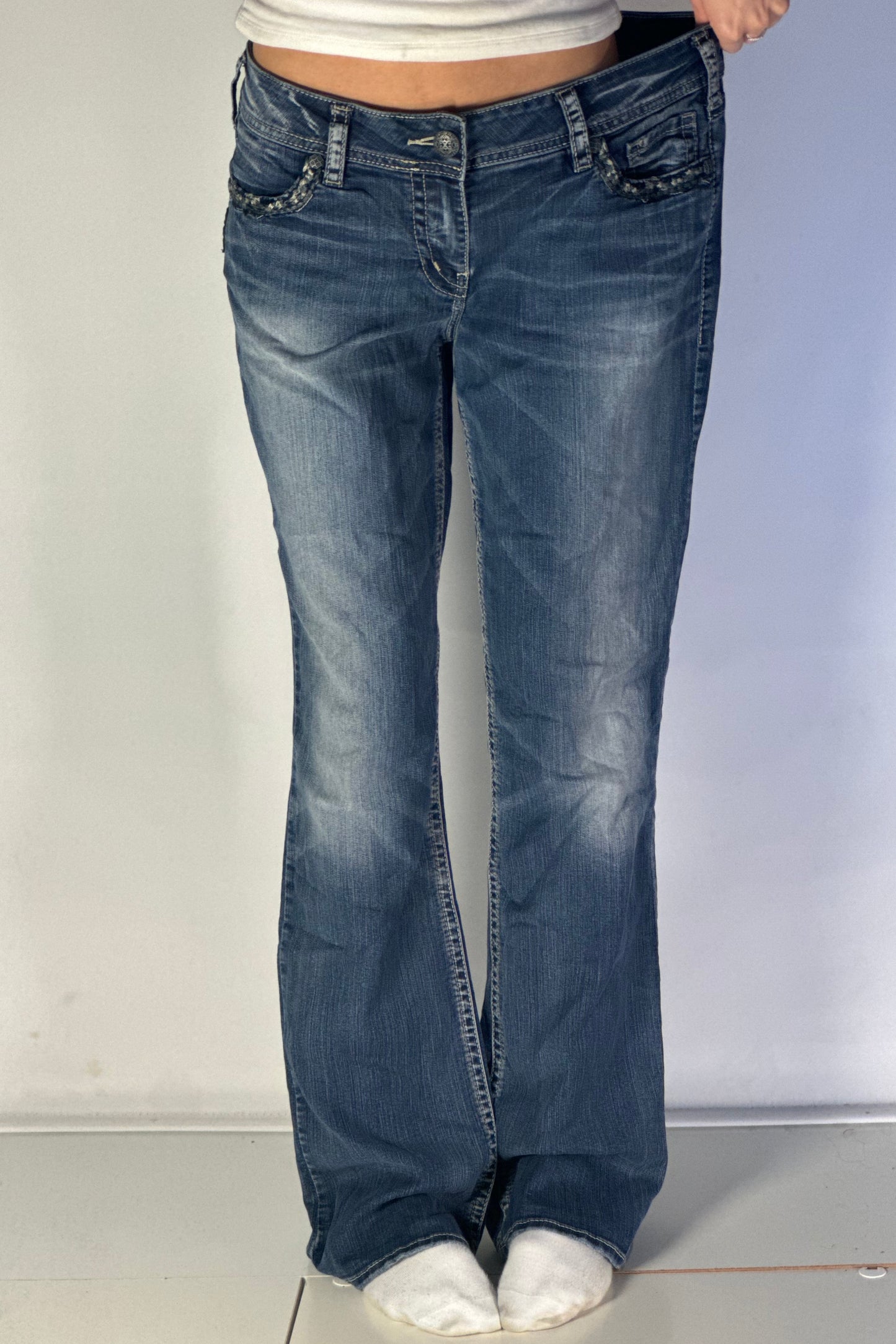 Lågmidjade jeans stl: L
