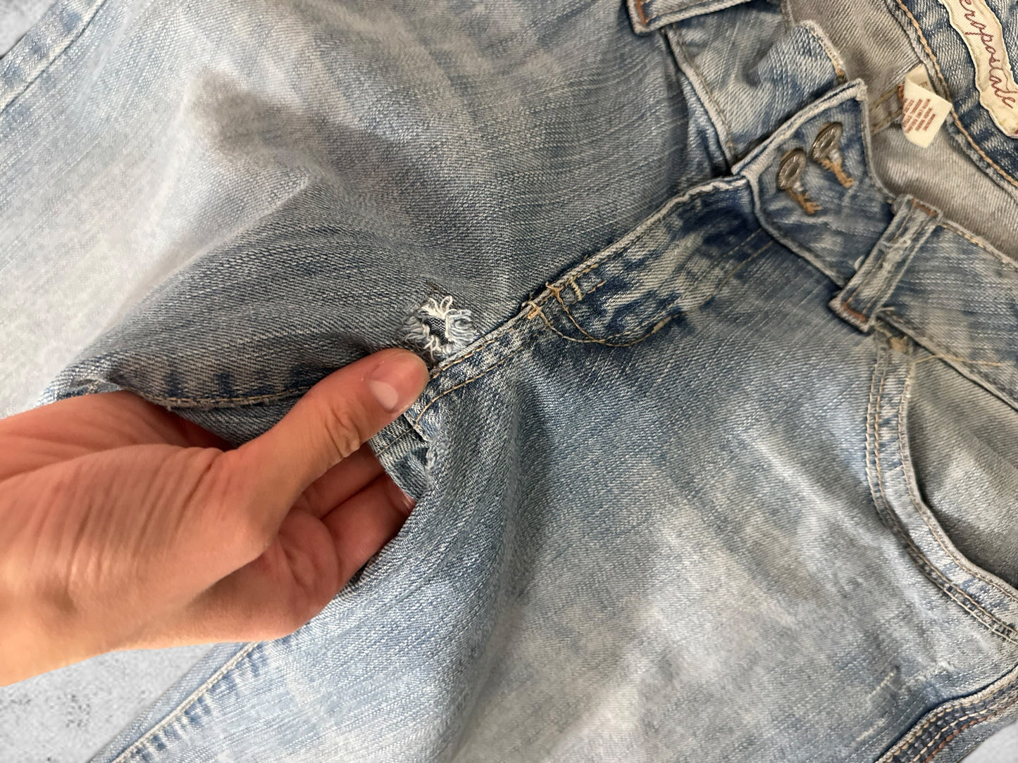 Lågmidjade jeans stl: S