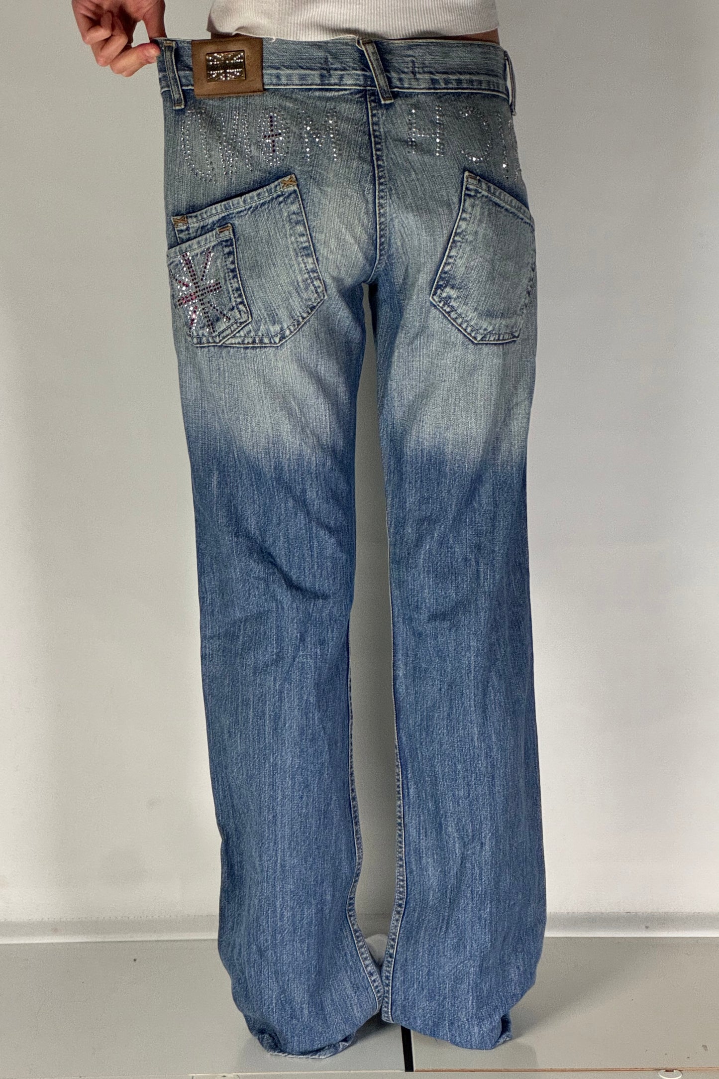 Lågmidjade jeans stl: S/M