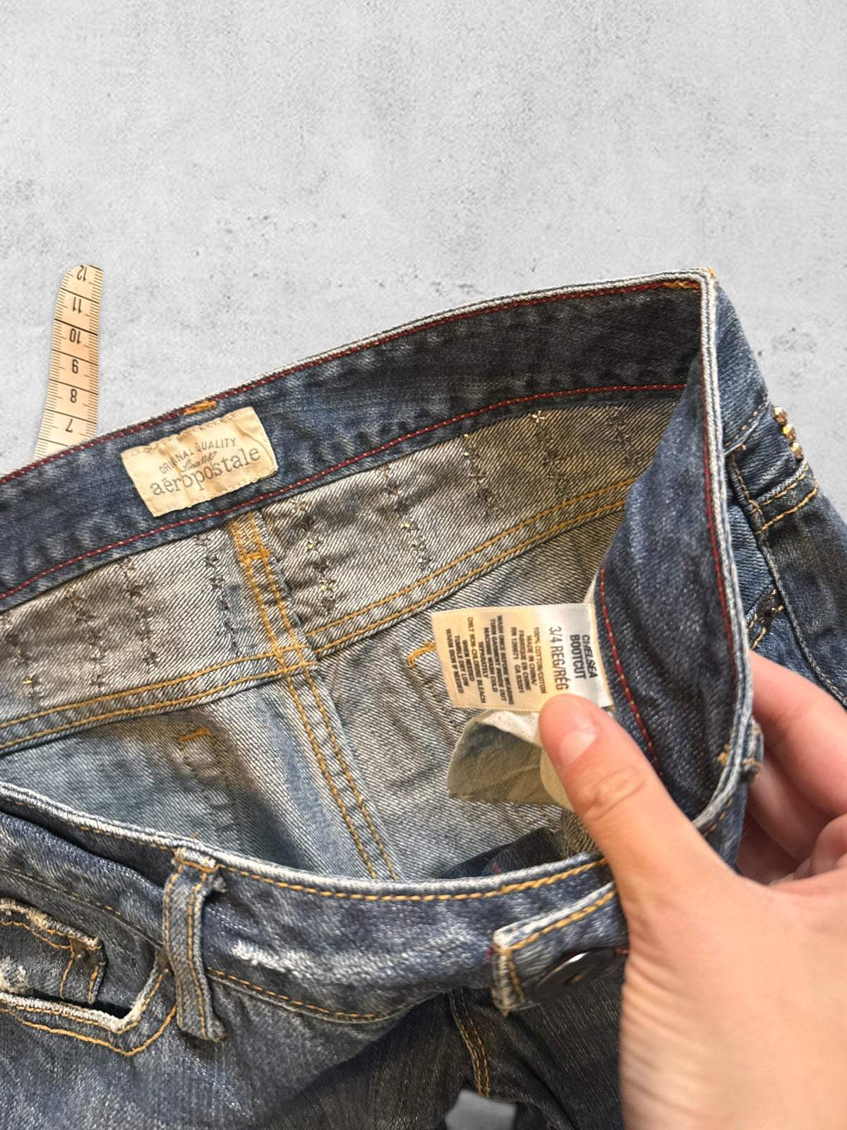 Lågmidjade jeans stl: XS