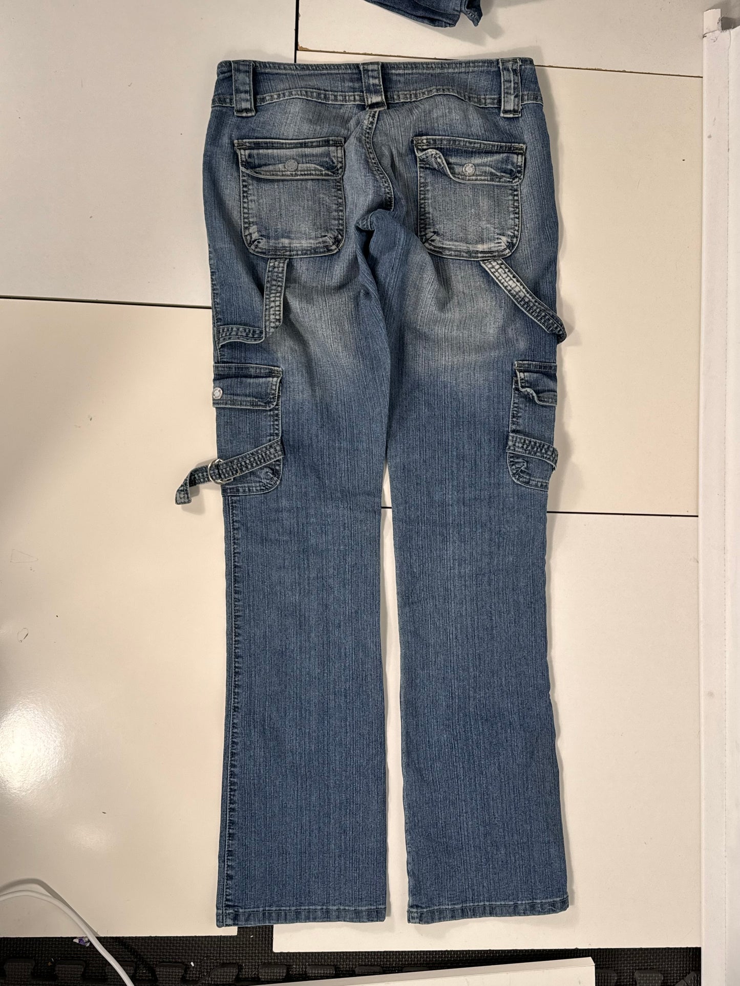 Lavtaljede jeans str: S
