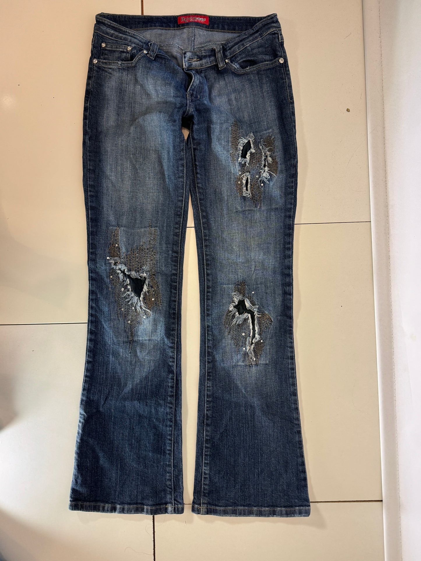 Lågmidjade jeans stl: S