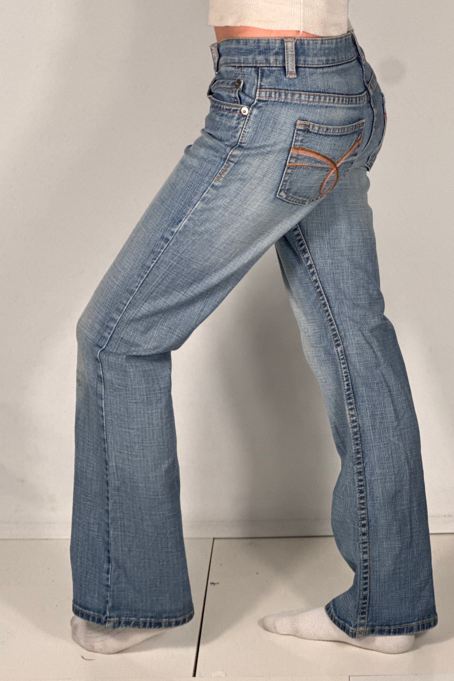 Lavt liv jeans str: XS