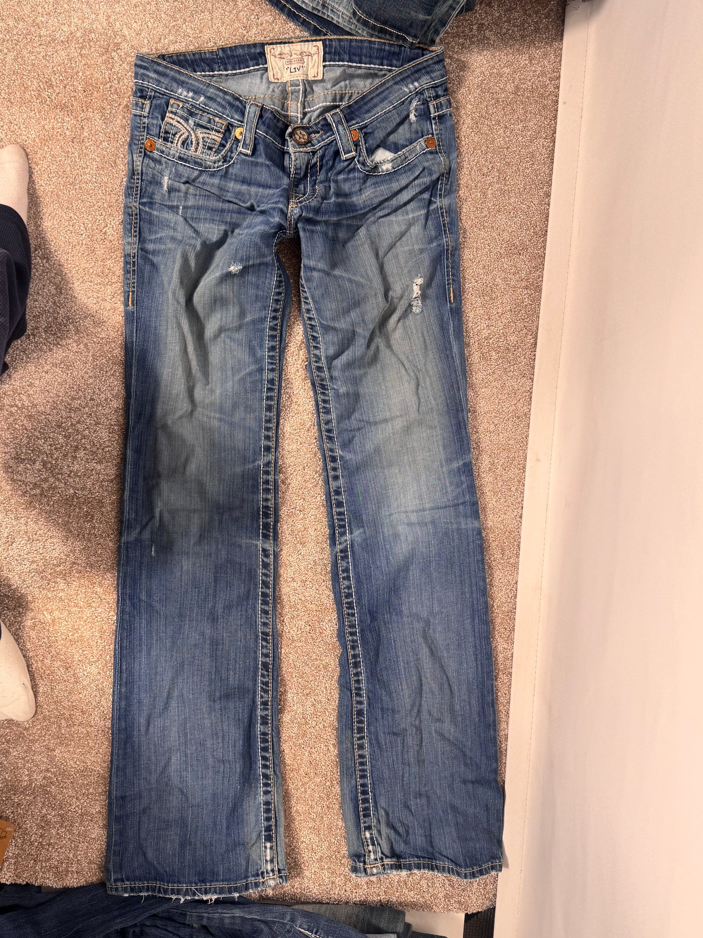 Lågmidjade jeans stl: S