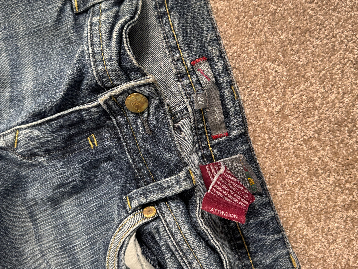 Lågmidjade jeans stl: XS/S