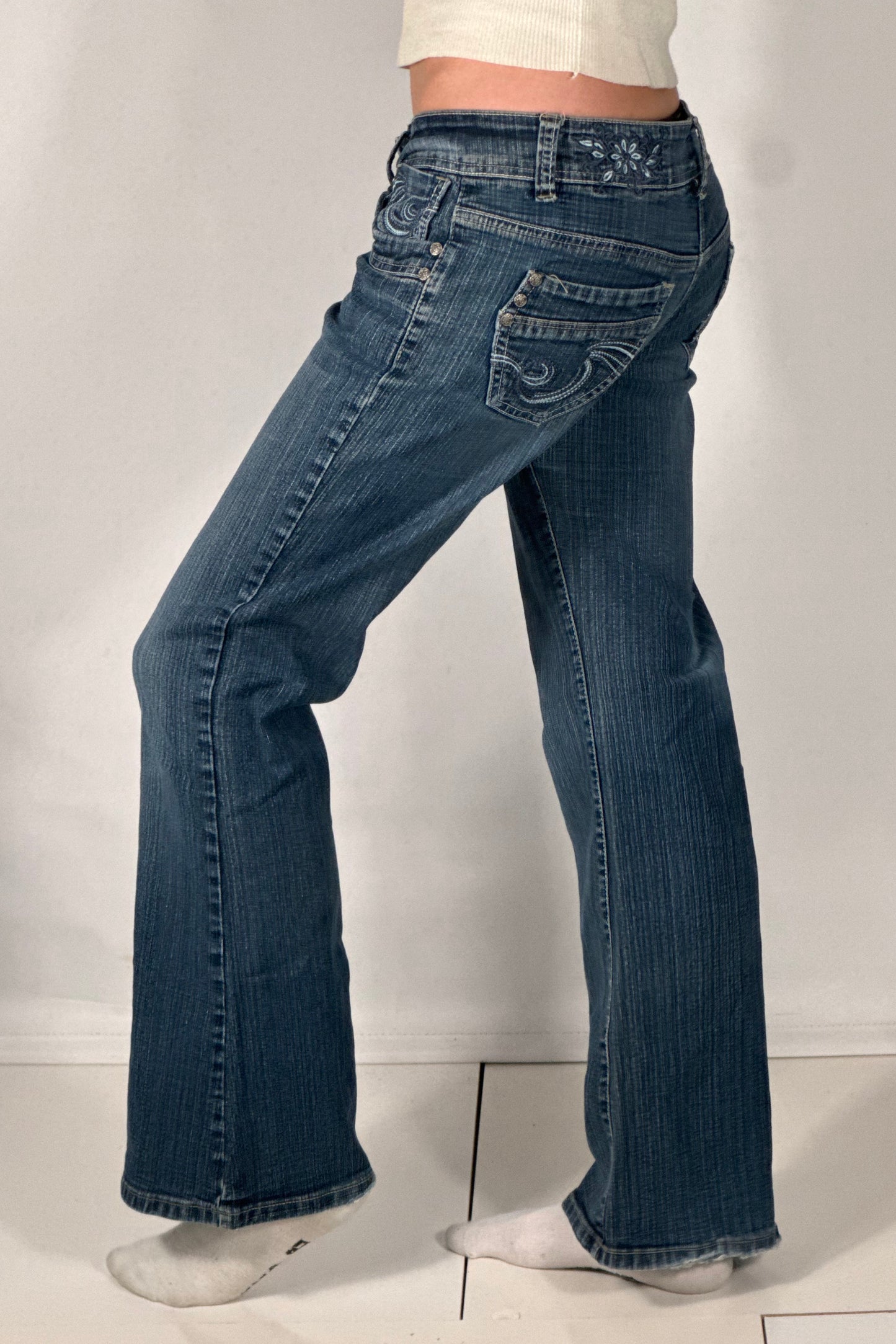 Lågmidjade jeans stl: S