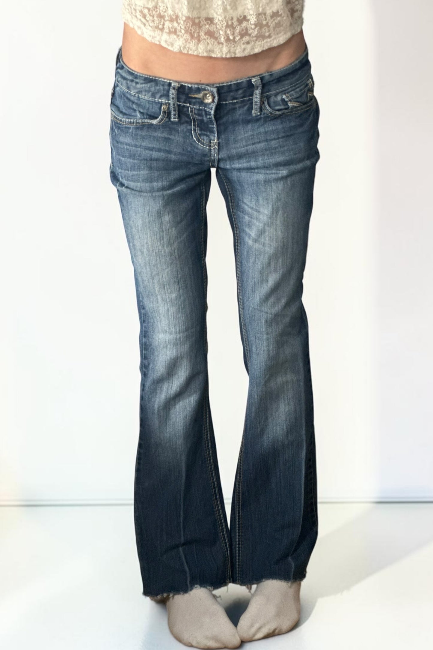 Lågmidjade jeans stl: XS