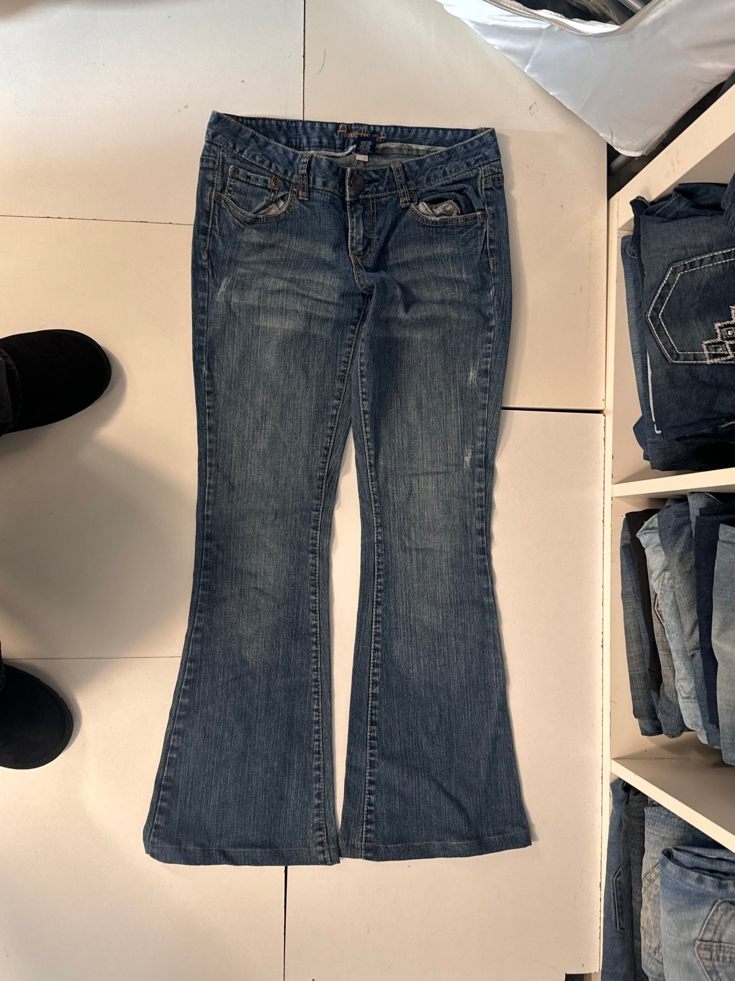 Lågmidjade jeans stl: XS