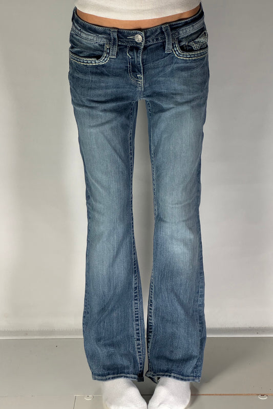 Lågmidjade jeans stl: S