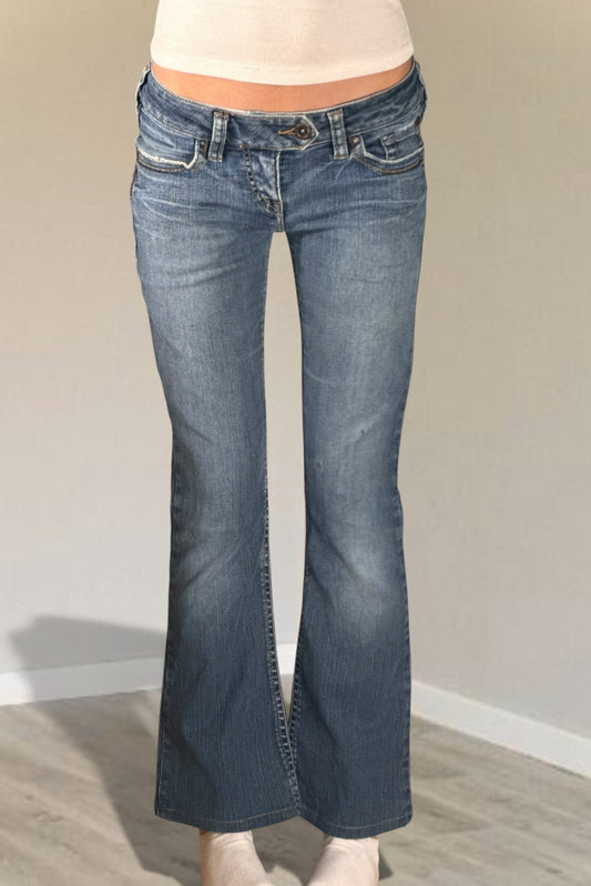 Lågmidjade jeans stl: S