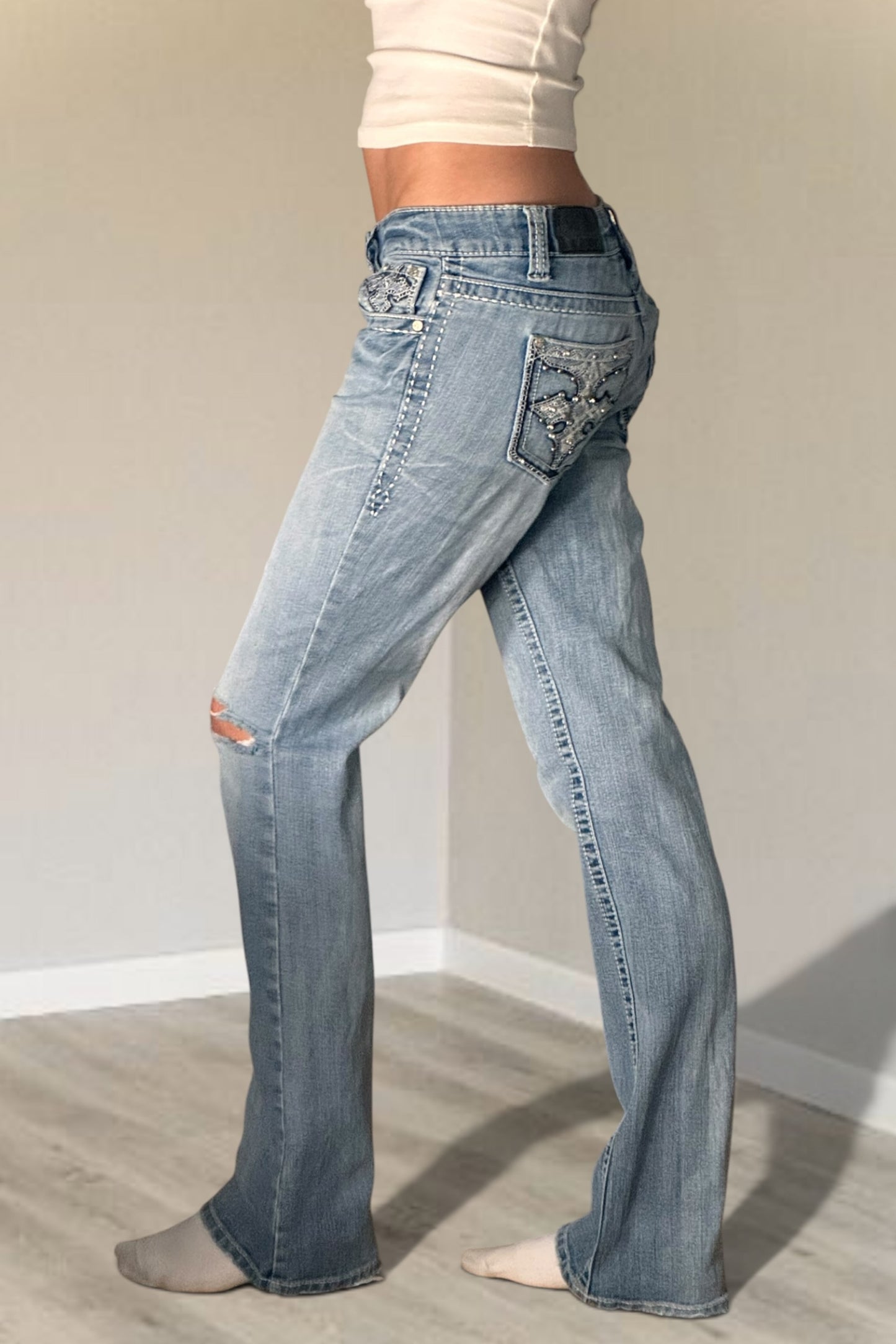 Low-rise jeans size: XS