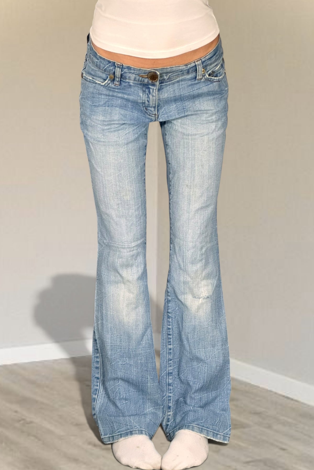 Lågmidjade jeans stl: S/M