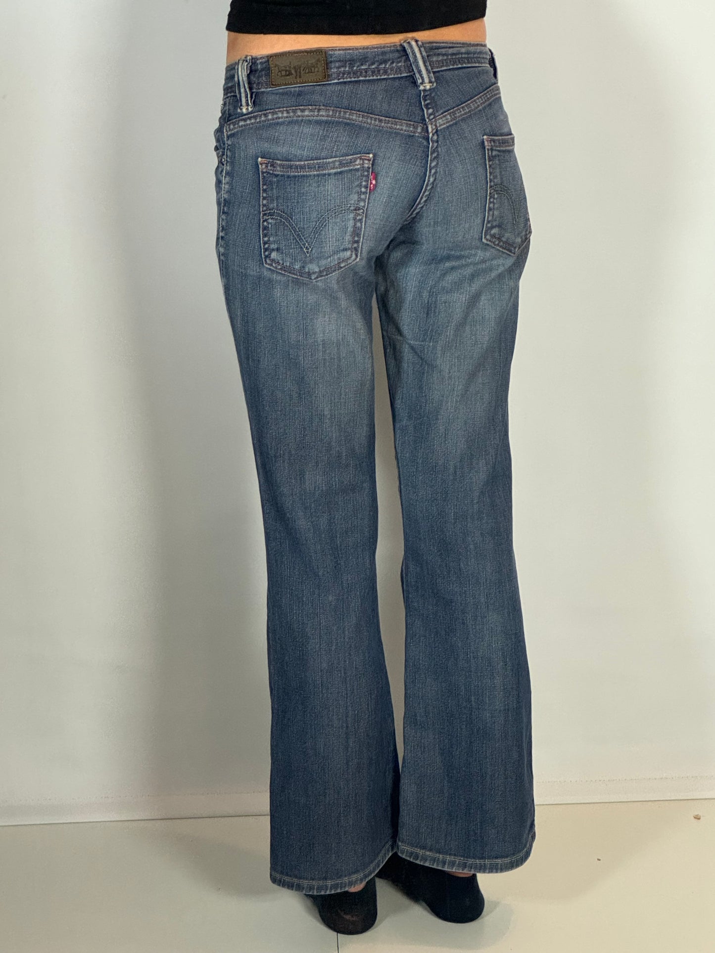 Lågmidjade jeans stl: S