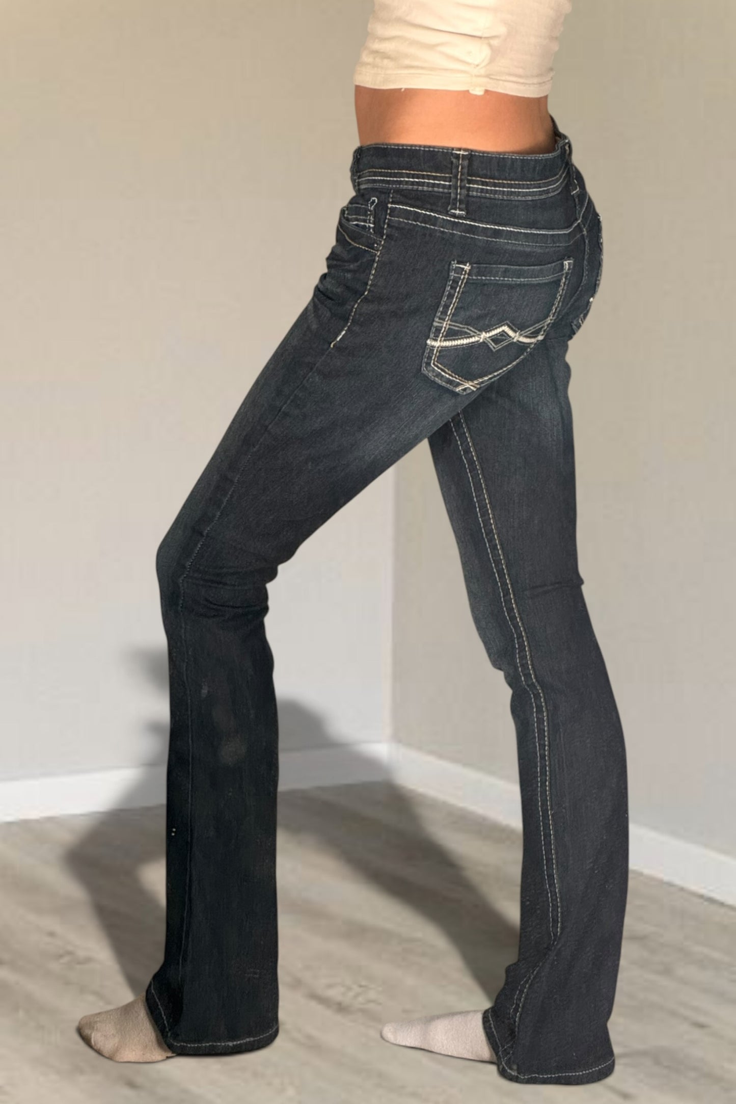 Lågmidjade jeans stl: S