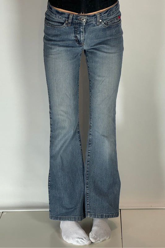 Lågmidjade jeans-stl: S