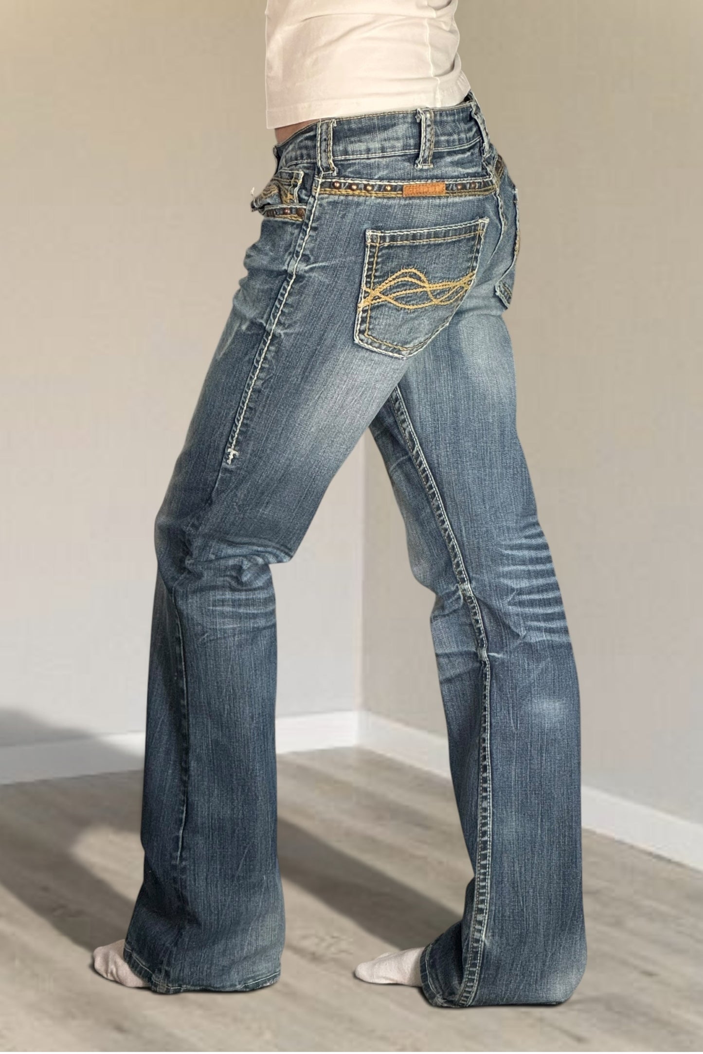 Lågmidjade jeans stl: S