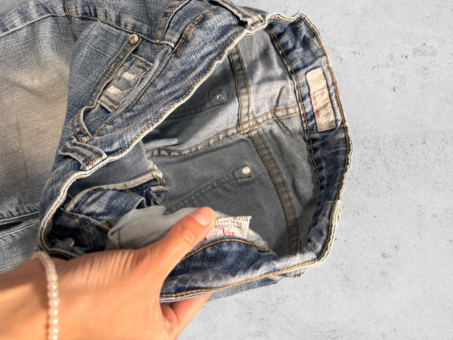 Lågmidjade jeans stl: S