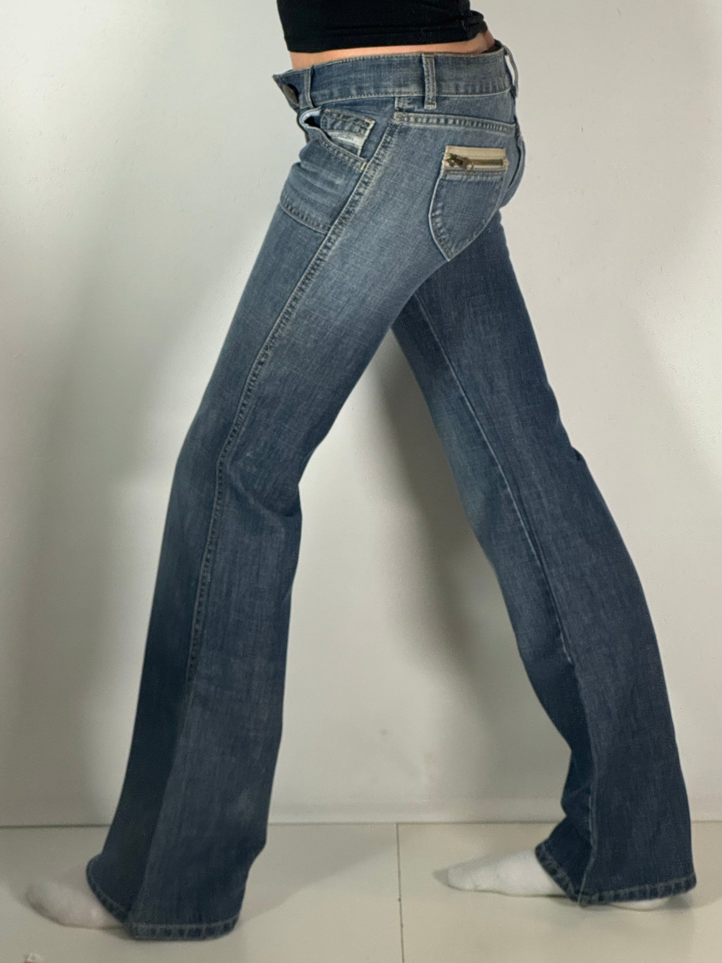 Lågmidjade jeans stl: XXS