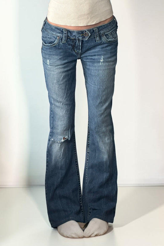 Lavtaljede jeans str: S/M